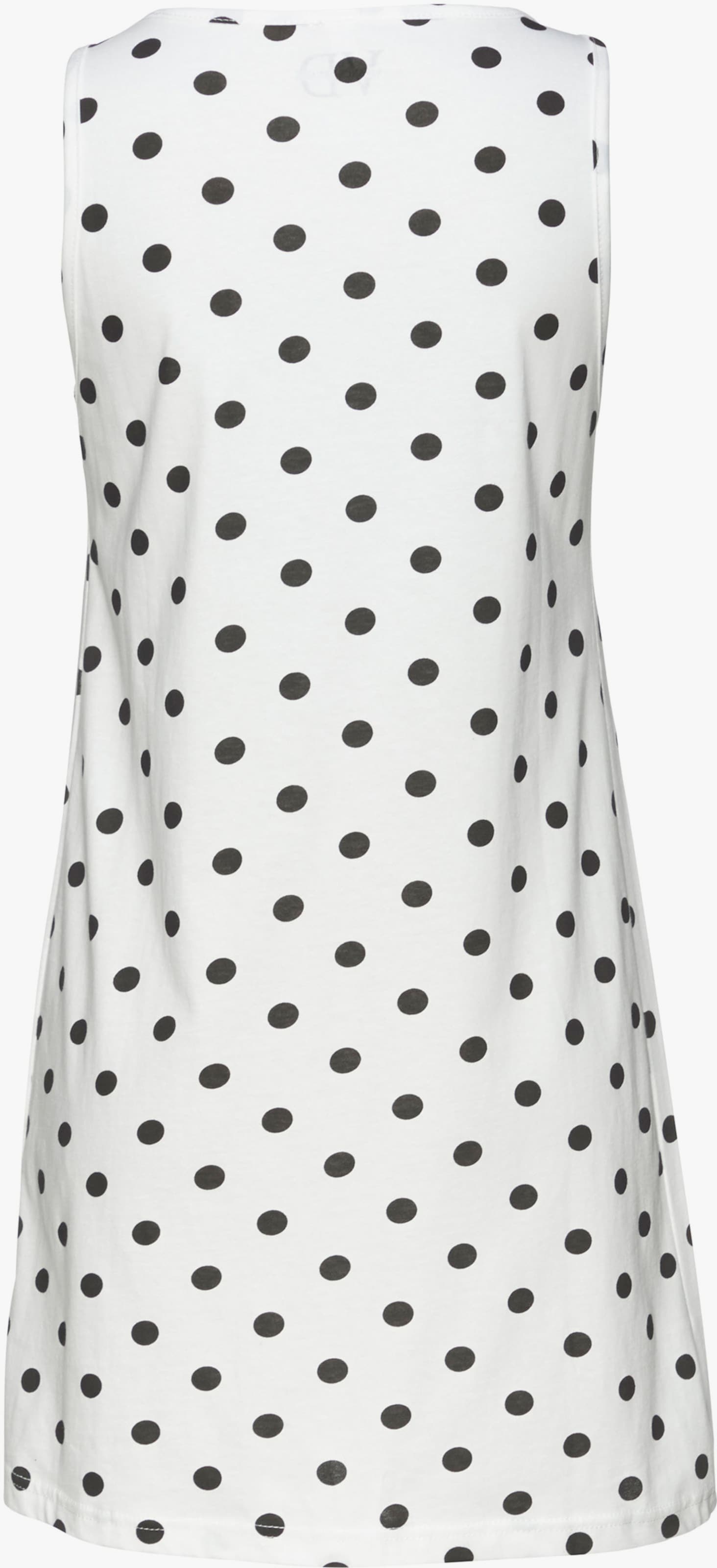Vivance Dreams Chemise de nuit - blanc-noir à pois, noir-blanc à pois