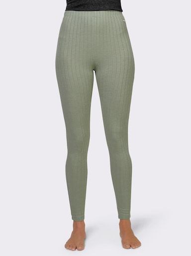 feel good Leggings - lindgrün