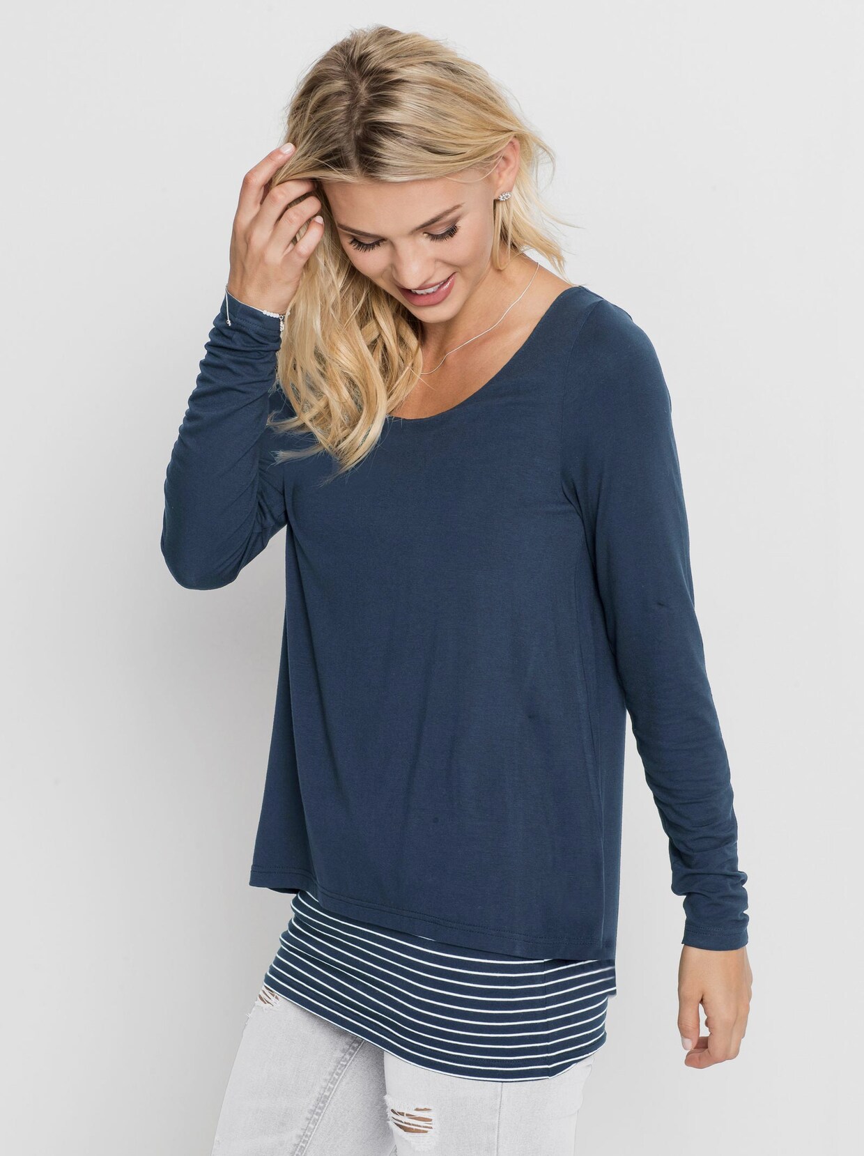 Longshirt - marine