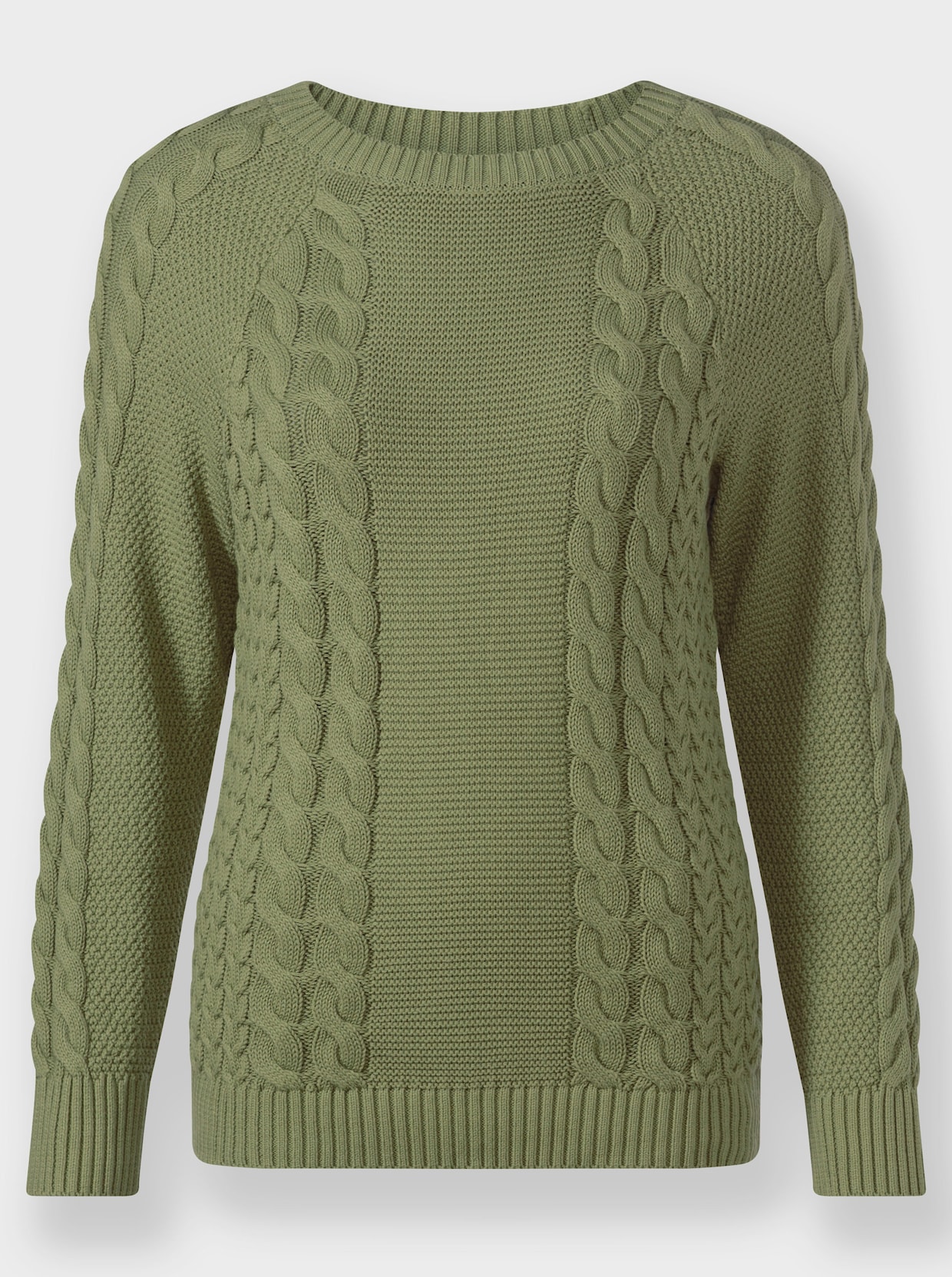 Strickpullover - schilf