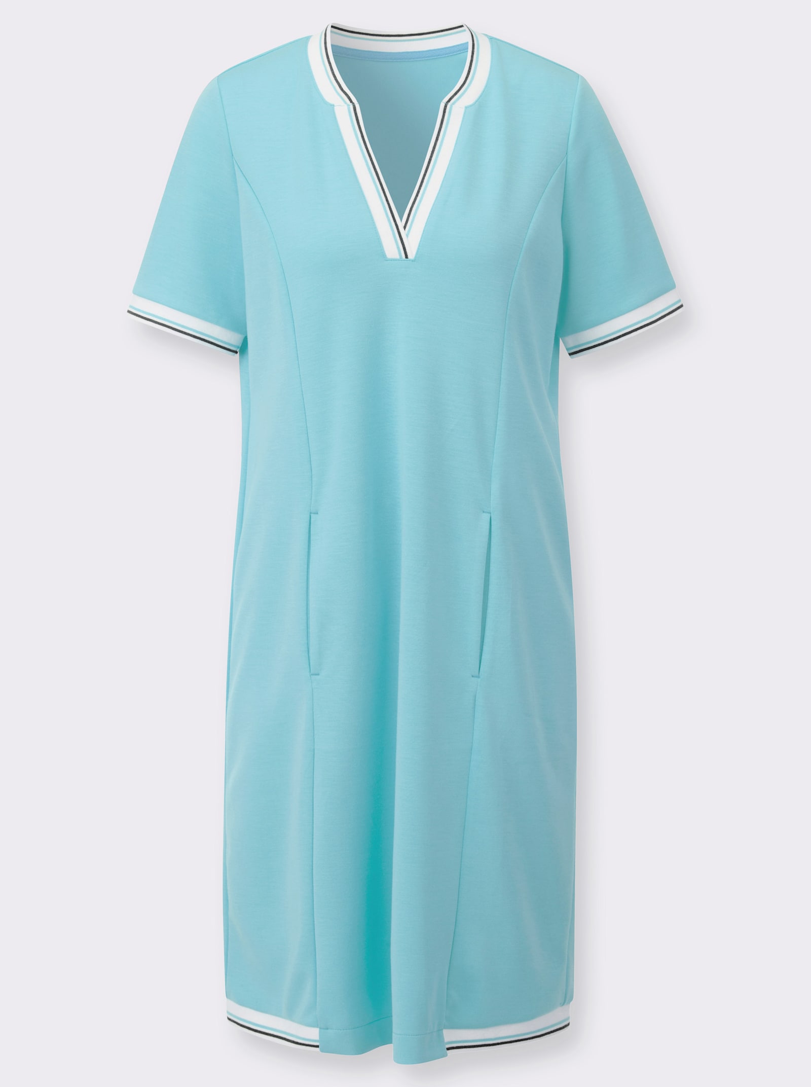 Sweatkleid in Super-Soft-Qualität - aquamarin