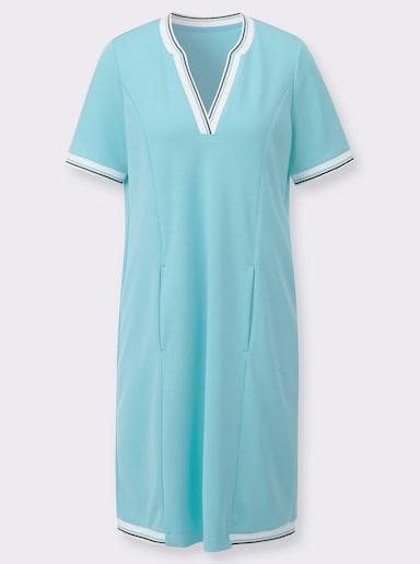 Sweatkleid in Super-Soft-Qualität - aquamarin