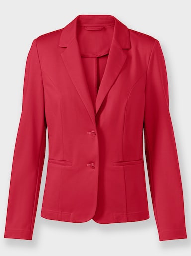 Jerseyblazer in Interlock-Qualität - rot