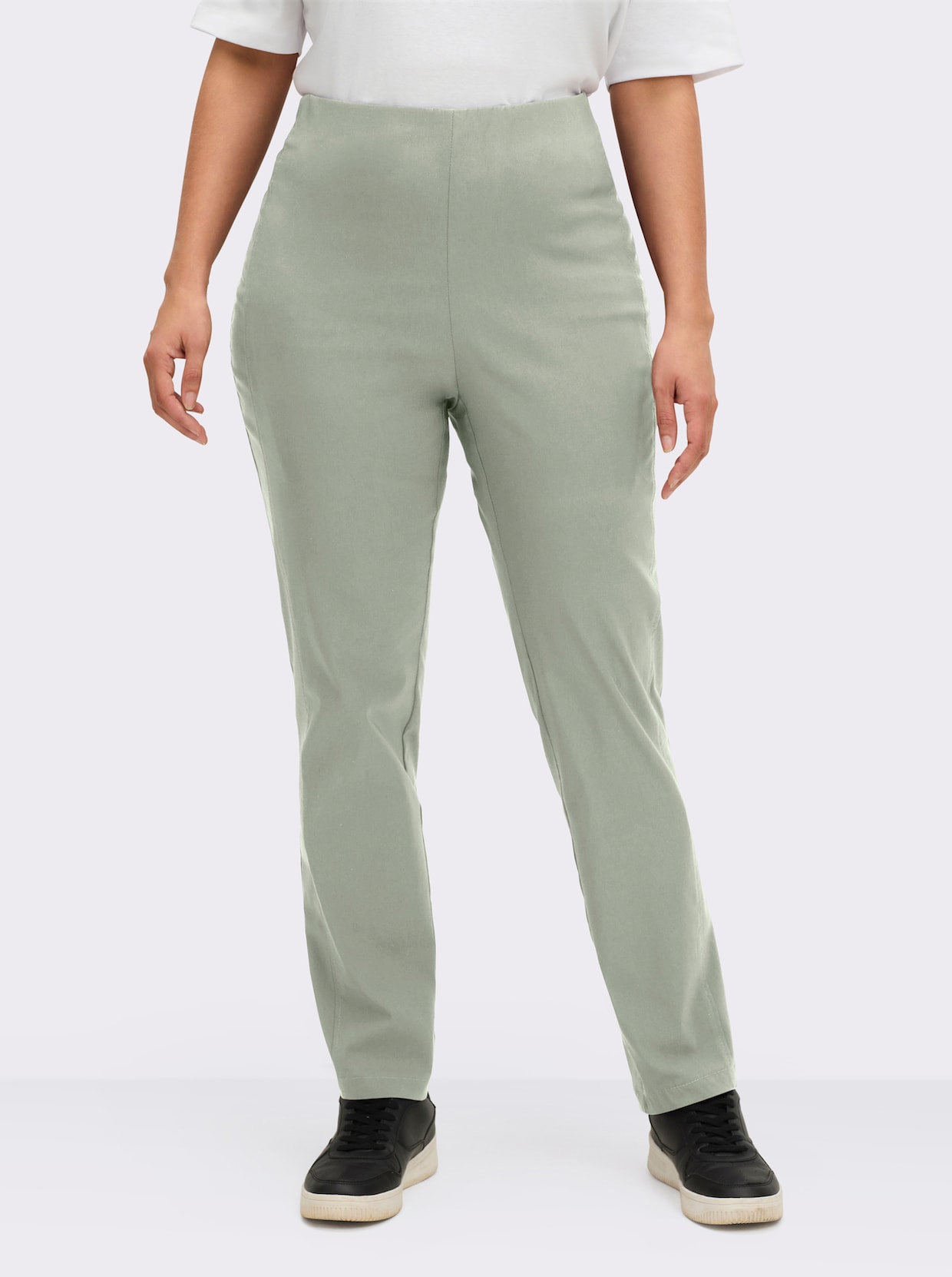 Stehmann Comfort line Hose mit Dehnbund, Viskose-Qualität - mint