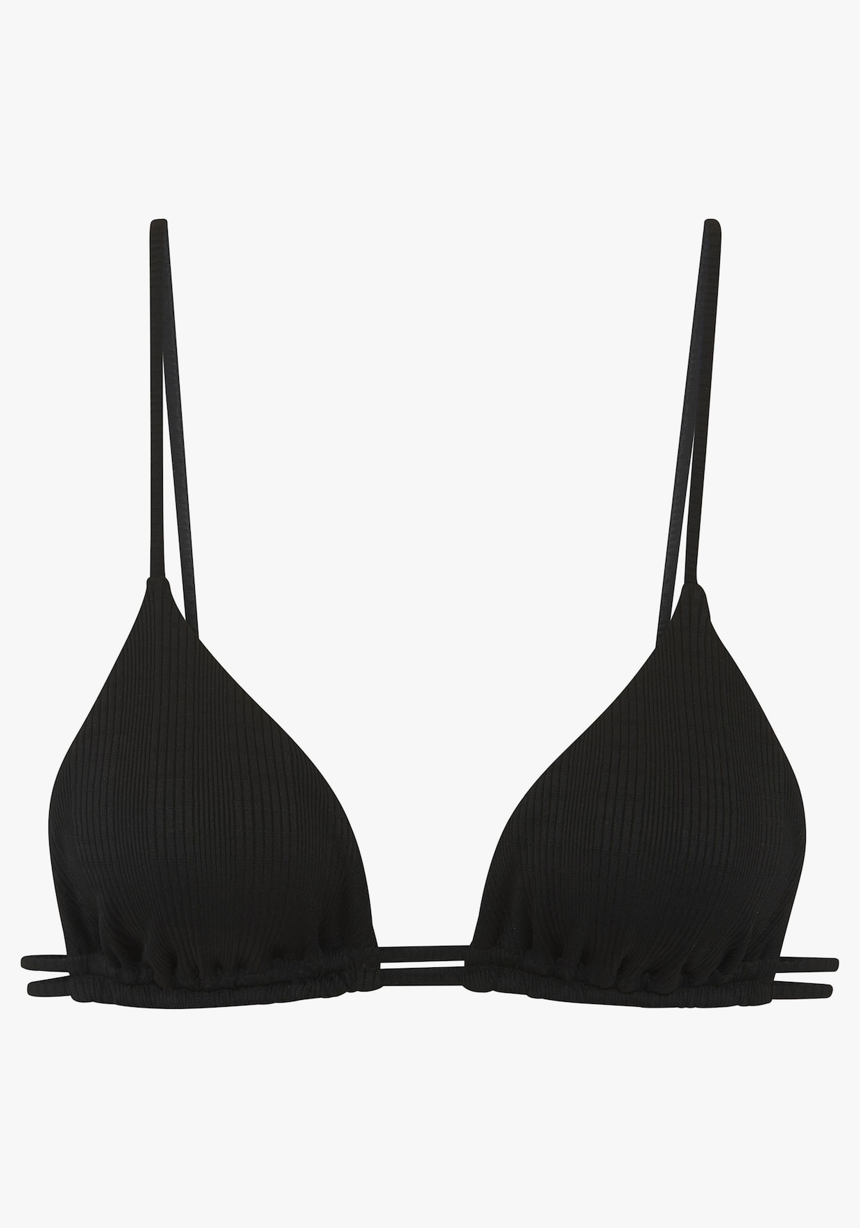Triangelbikinitop - zwart