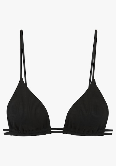 Triangelbikinitop - zwart