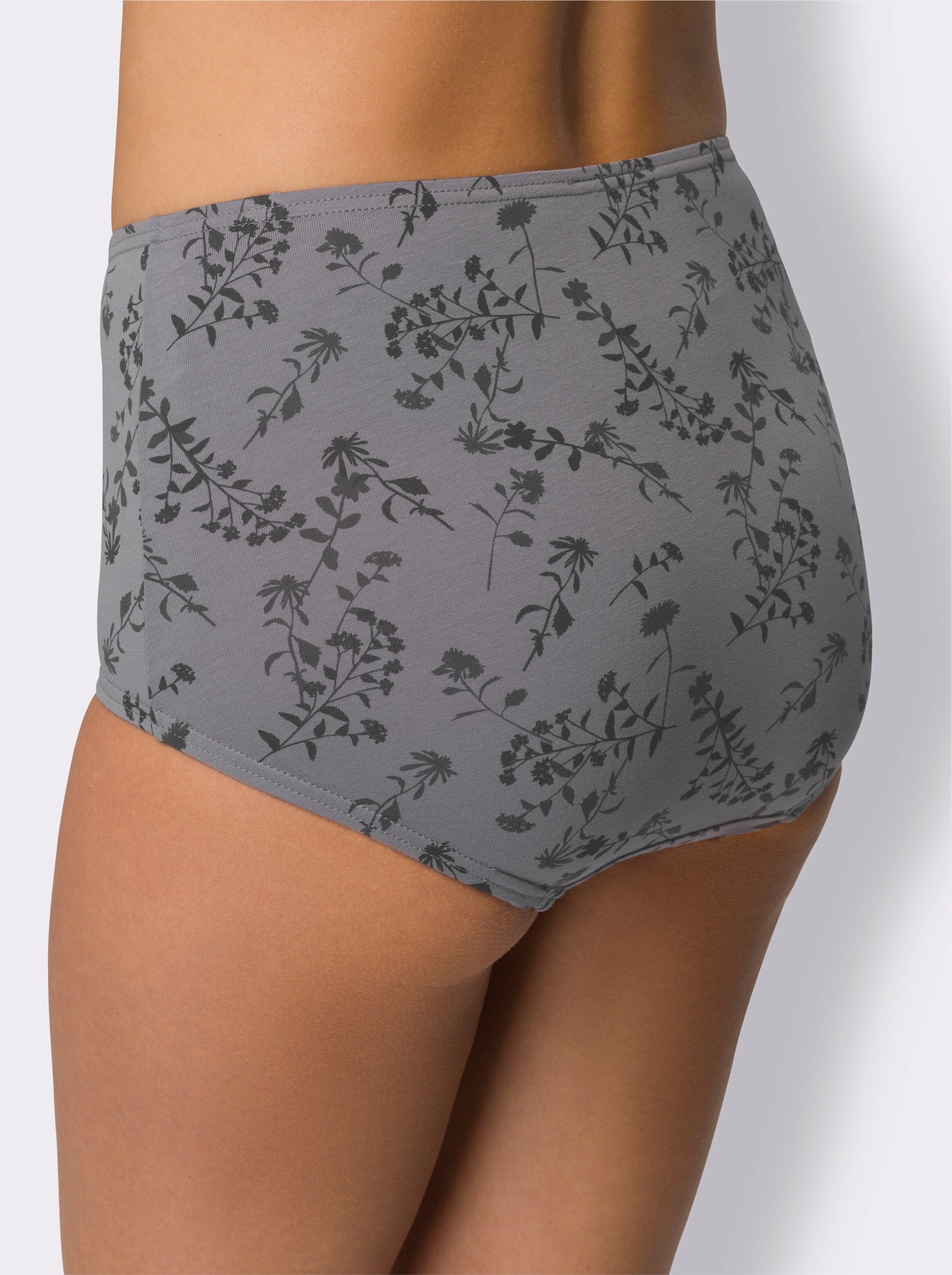 Tailleslip in stretchkwaliteit - wit + grijs + ivoor