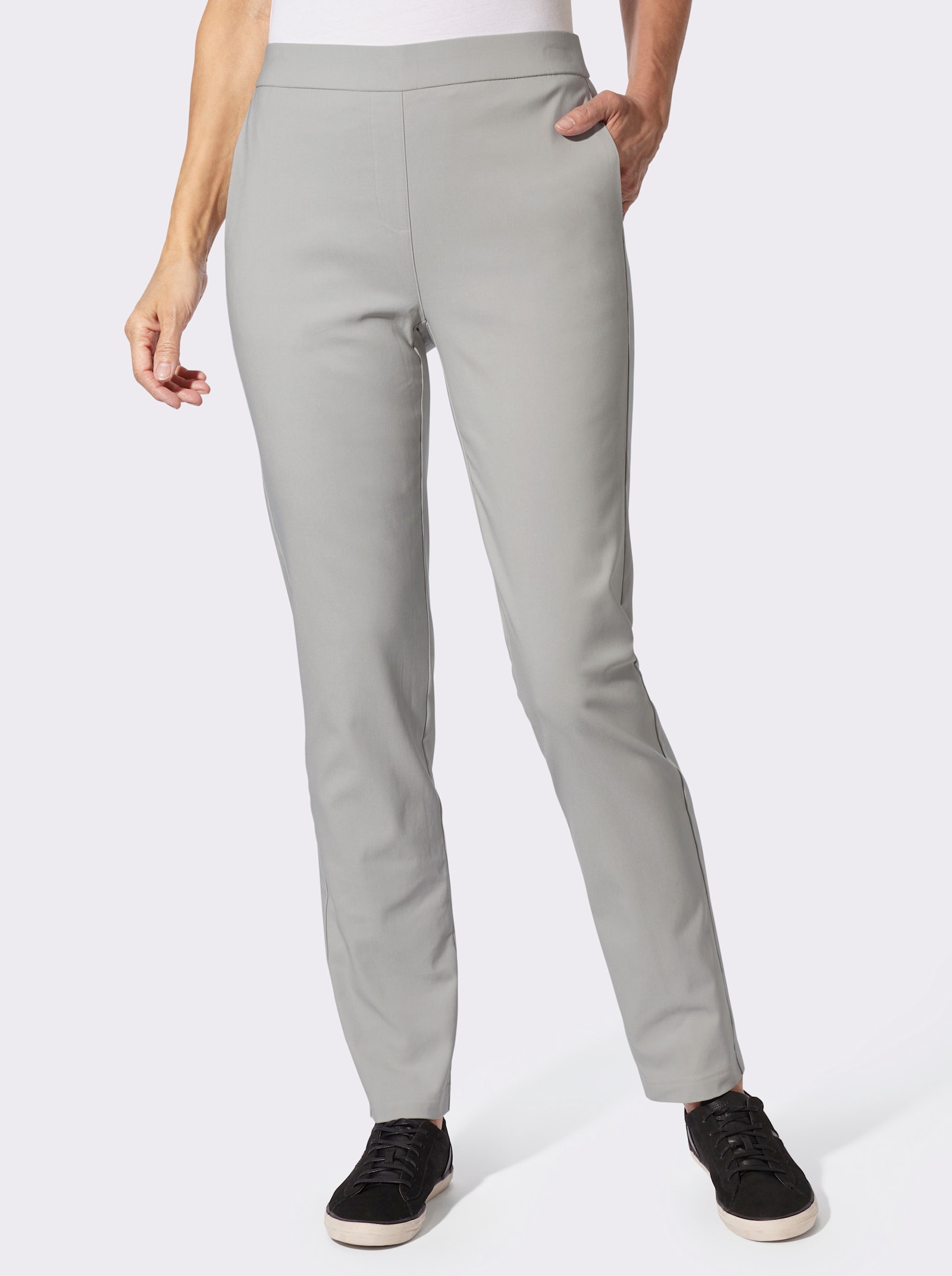 Thermohose in Bengalin-Qualität - hellgrau