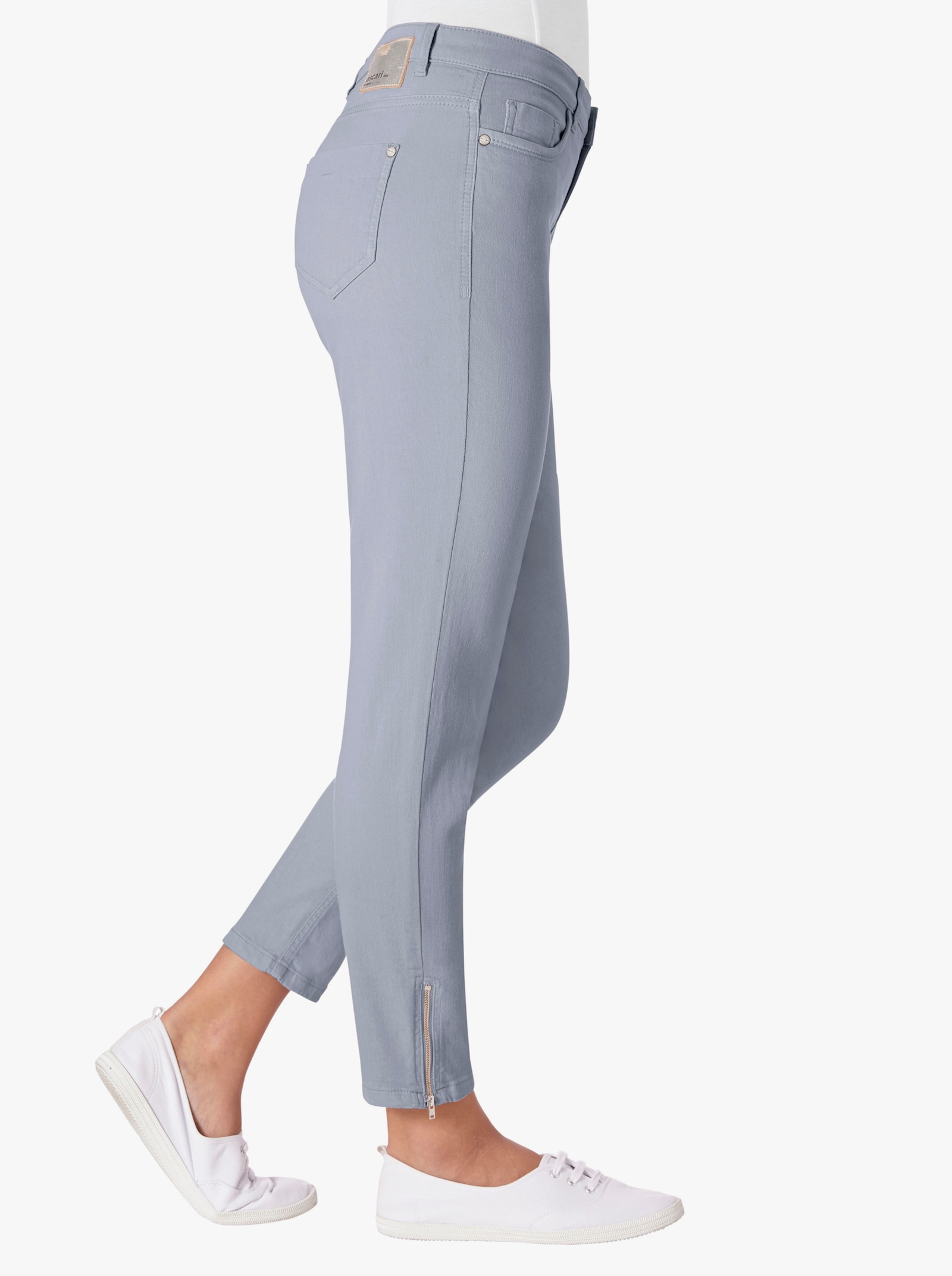 Ascari Stretchjeans met 'buik weg'-effect - grijs