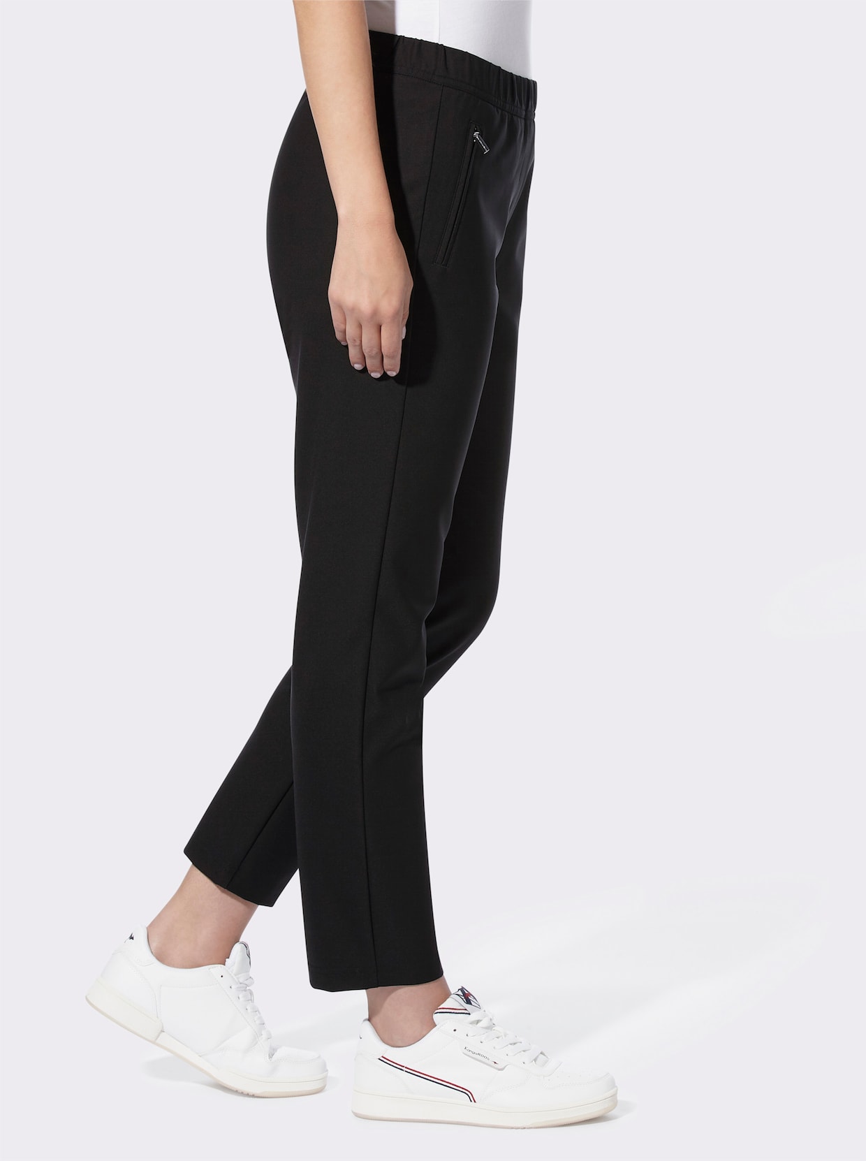 heine comfortbroek - zwart
