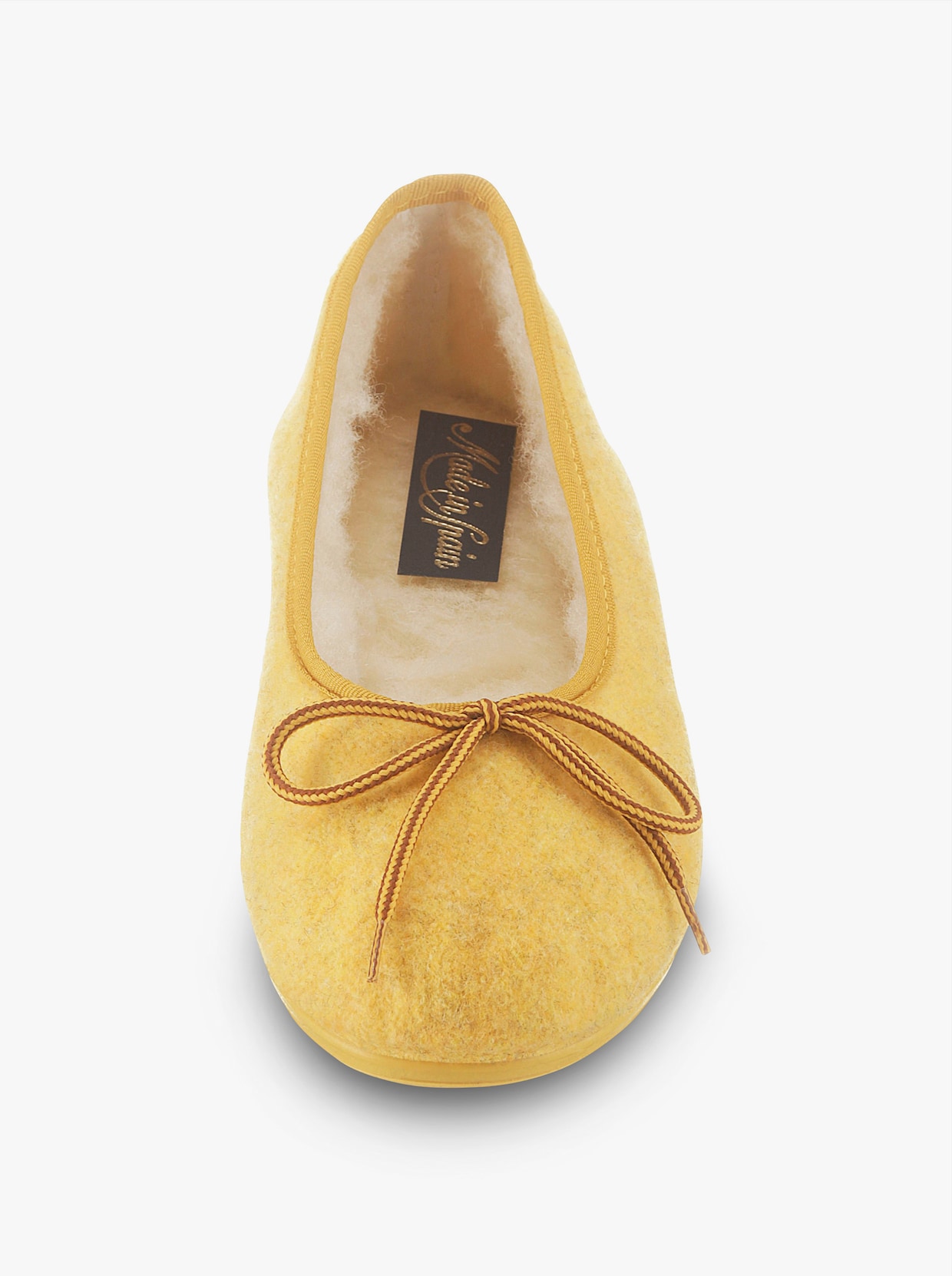 Papuča - žltá