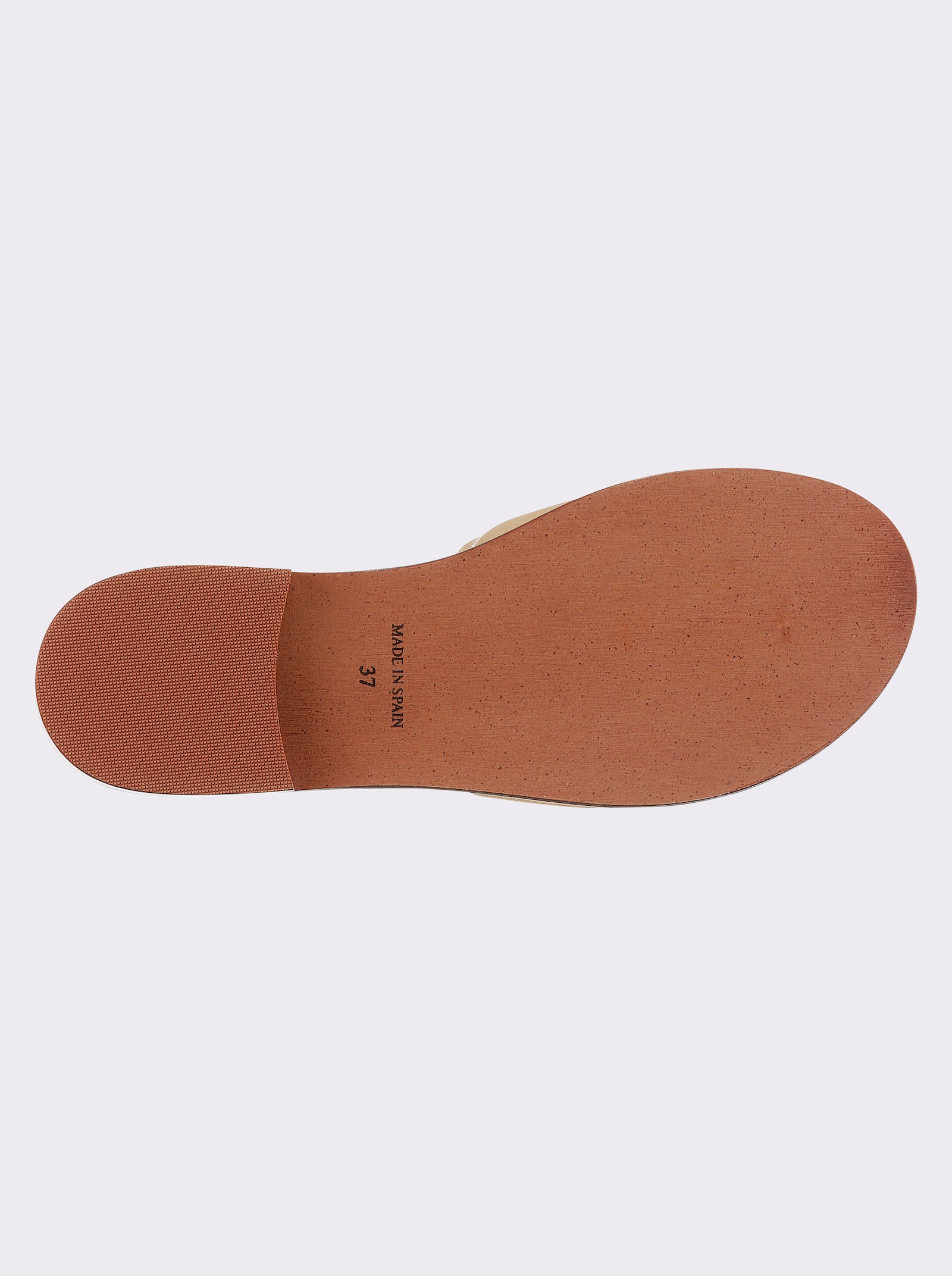 heine Pantolette mit Cut-Out-Muster - goldfarben