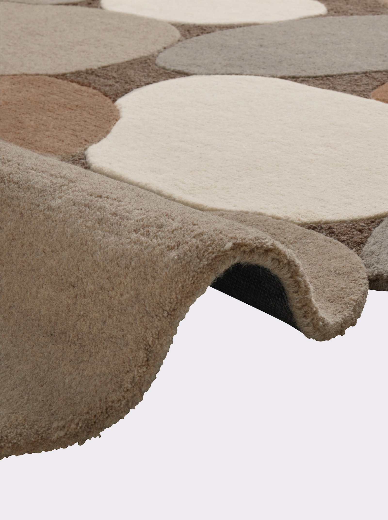 heine home Teppich - braun-ecru