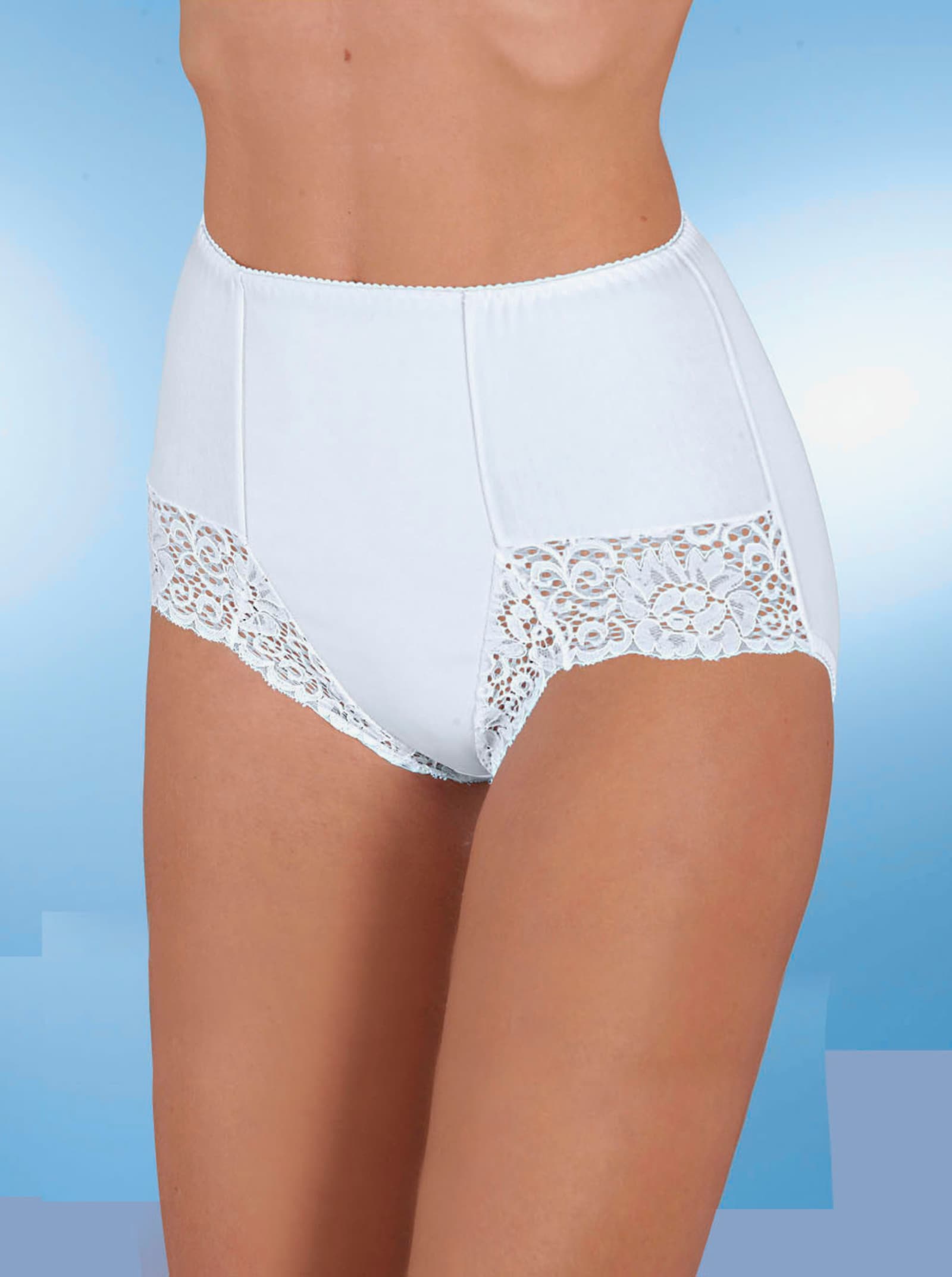 wäschepur Formslip für einen flacheren Bauch - weiß