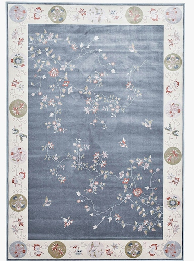 Theko Teppich - grau