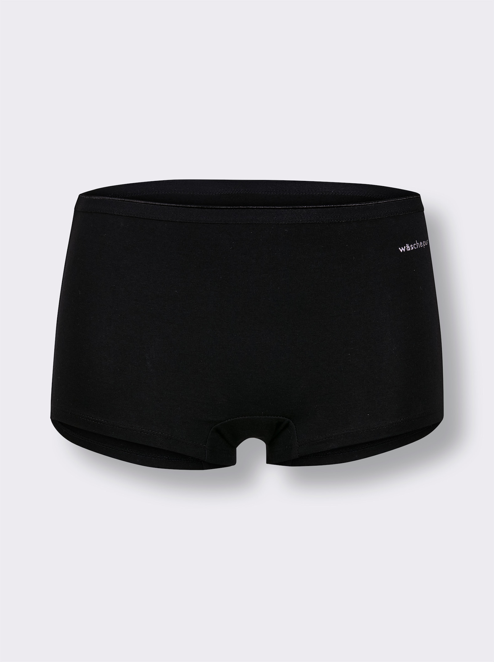 Panty - weiß + grau-meliert + schwarz