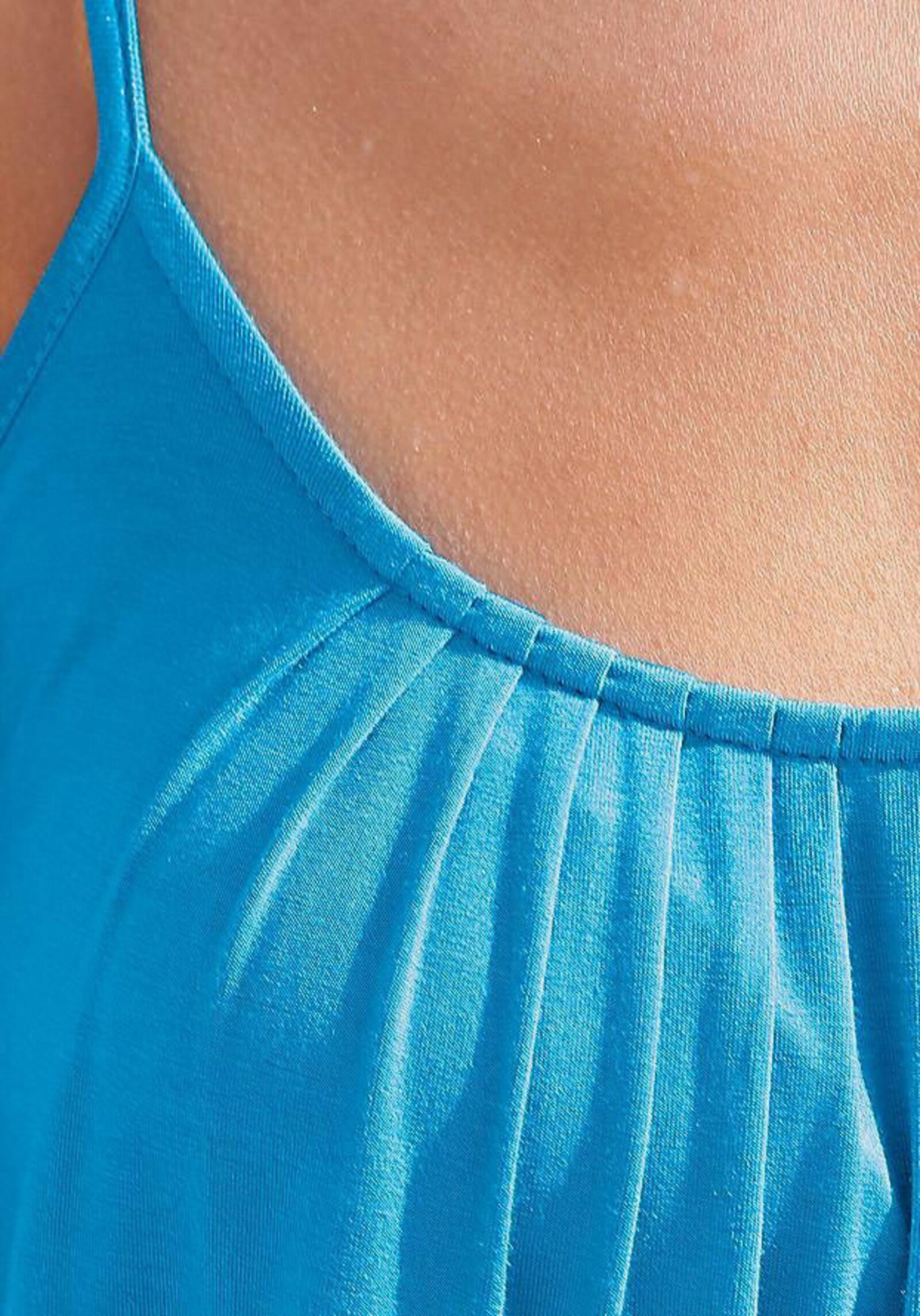 LASCANA Débardeur spaghetti - turquoise, noir