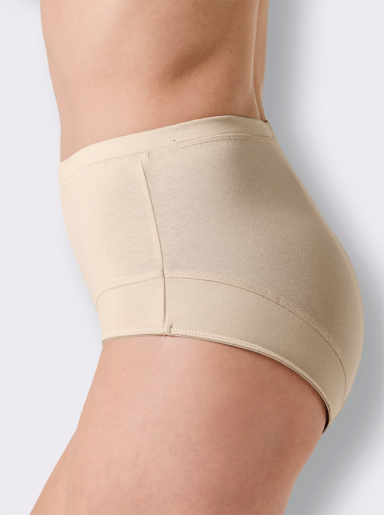 wäschepur Taillenslip mit breitem, weichem Bund - elfenbein