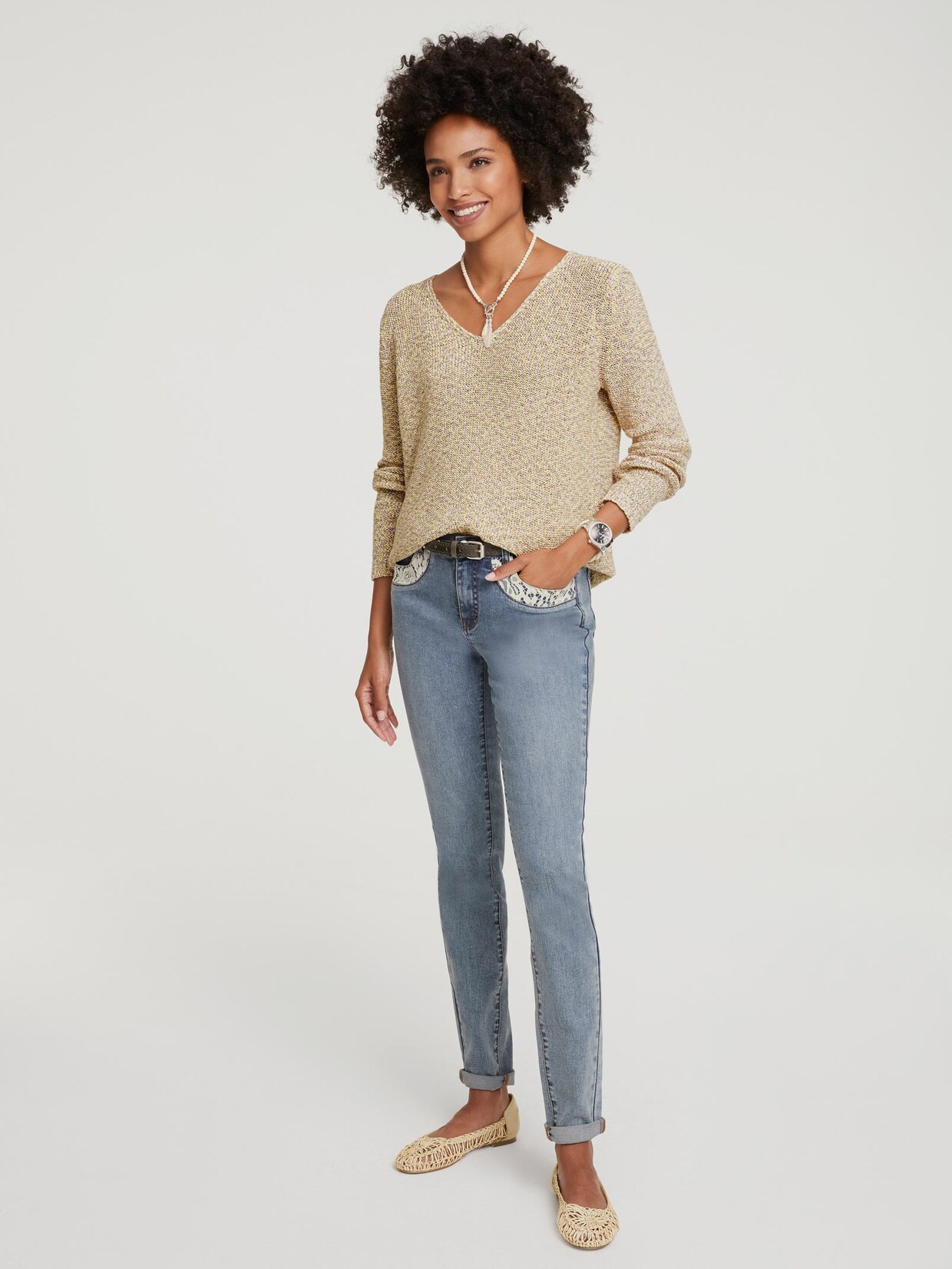 Linea Tesini Pullover - bunt