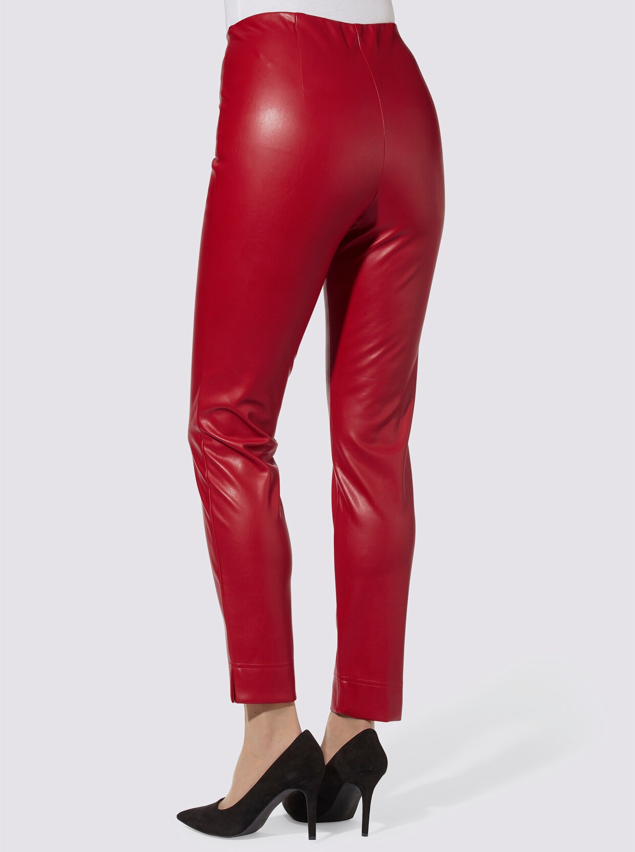 Pantalon en synthétique - rouge