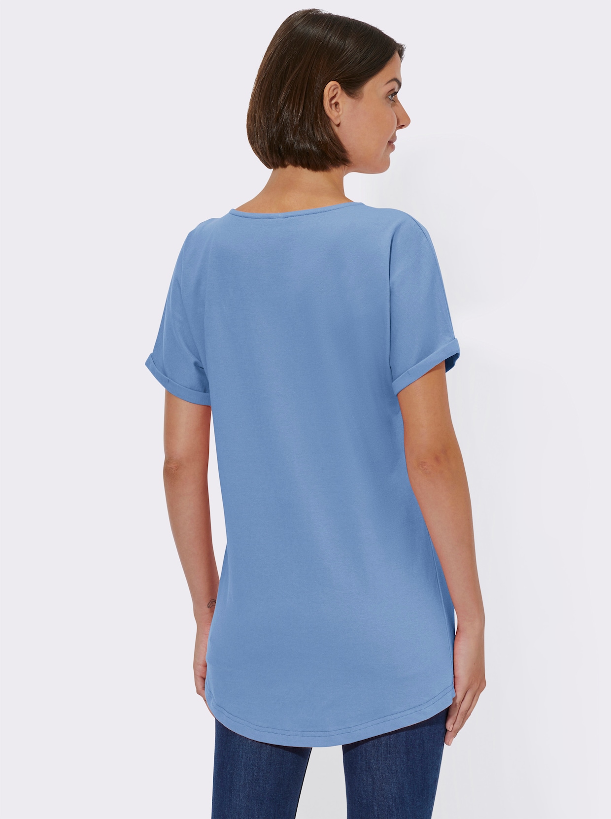 Longshirt - himmelblau