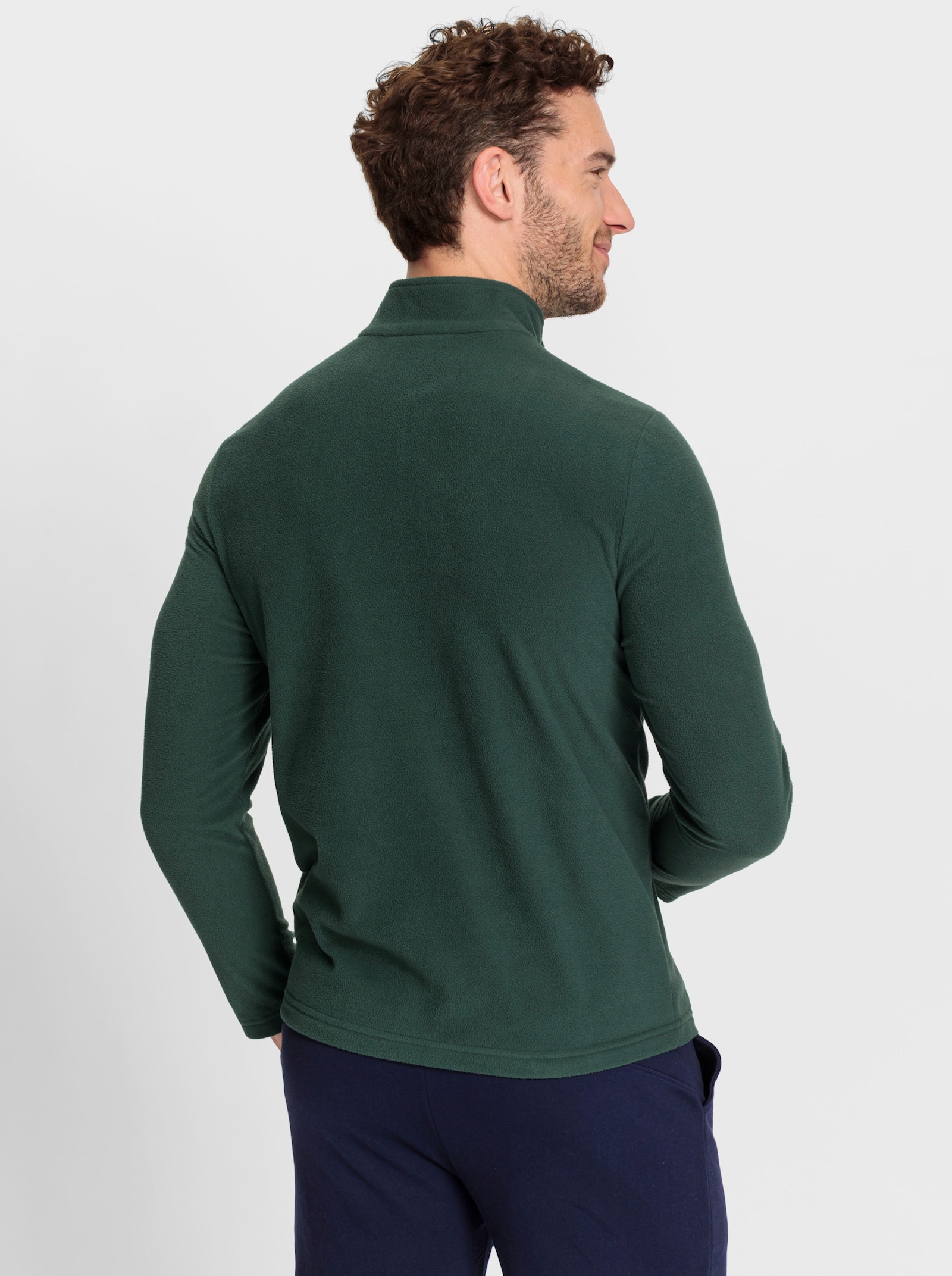 Catamaran Sports Fleeceshirt met ritszakken - mos