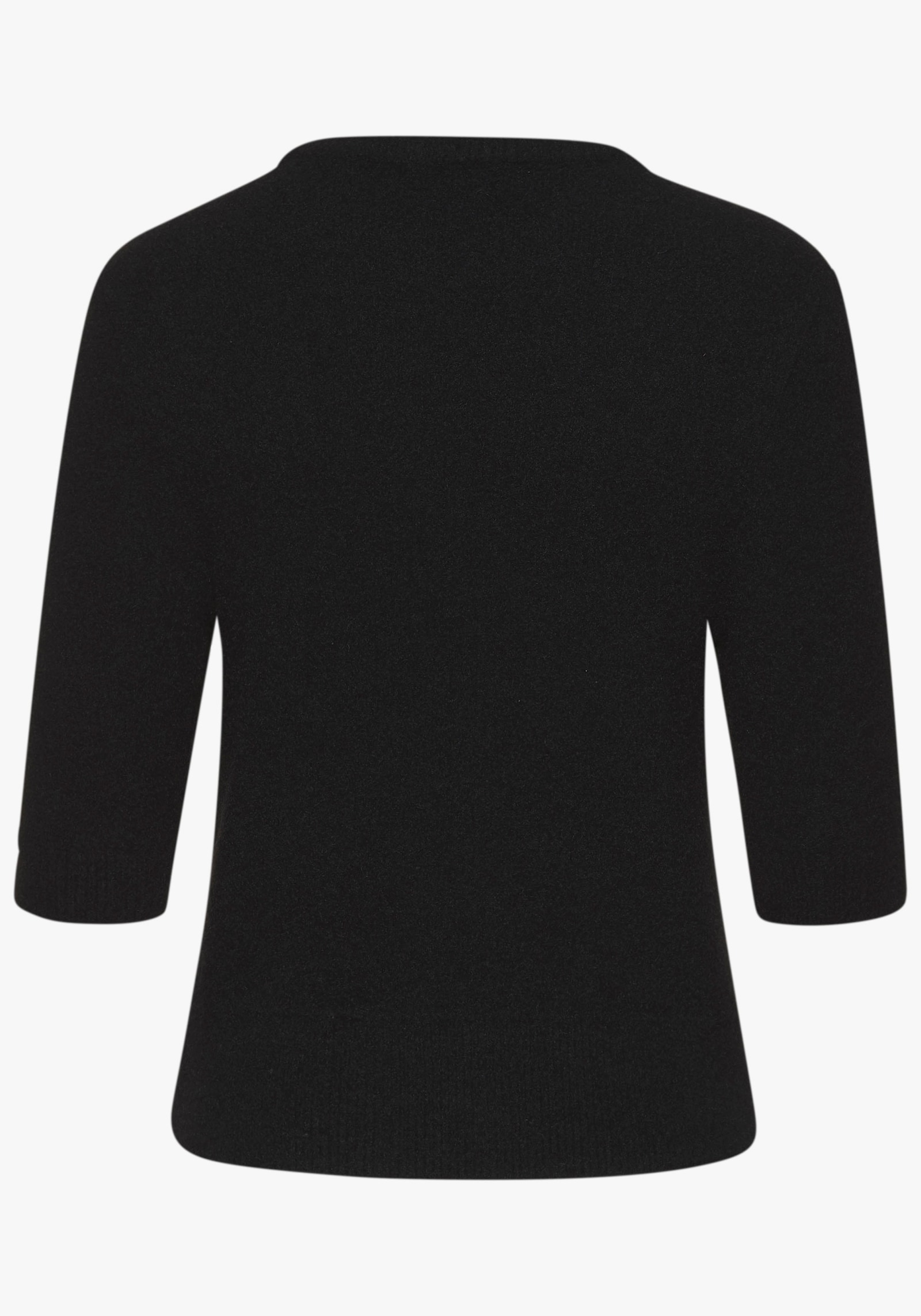 LASCANA Kurzarmpullover - schwarz