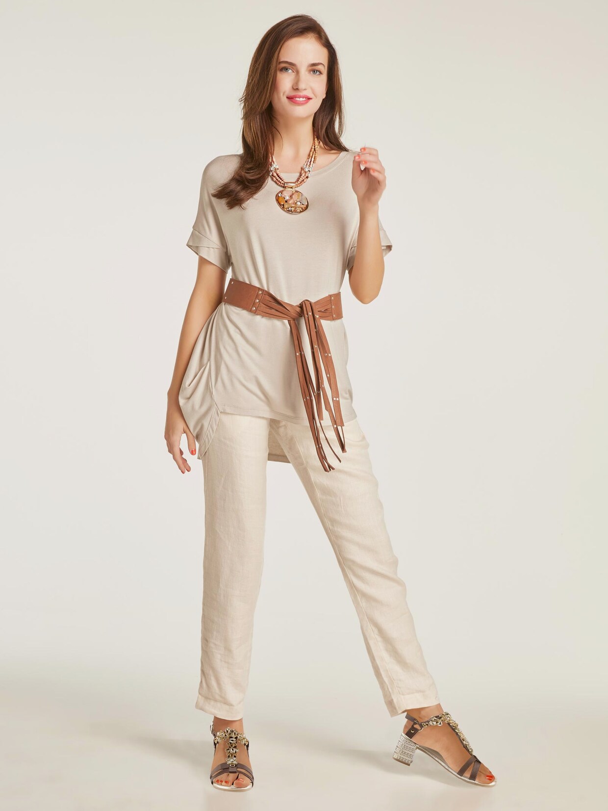 Linea Tesini Shirt - beige