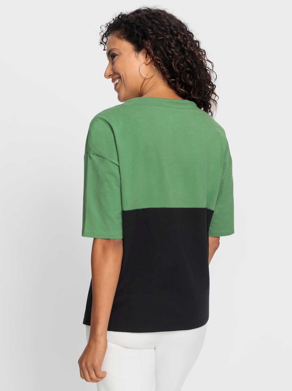 Shirt met korte mouwen - appel/zwart bedrukt