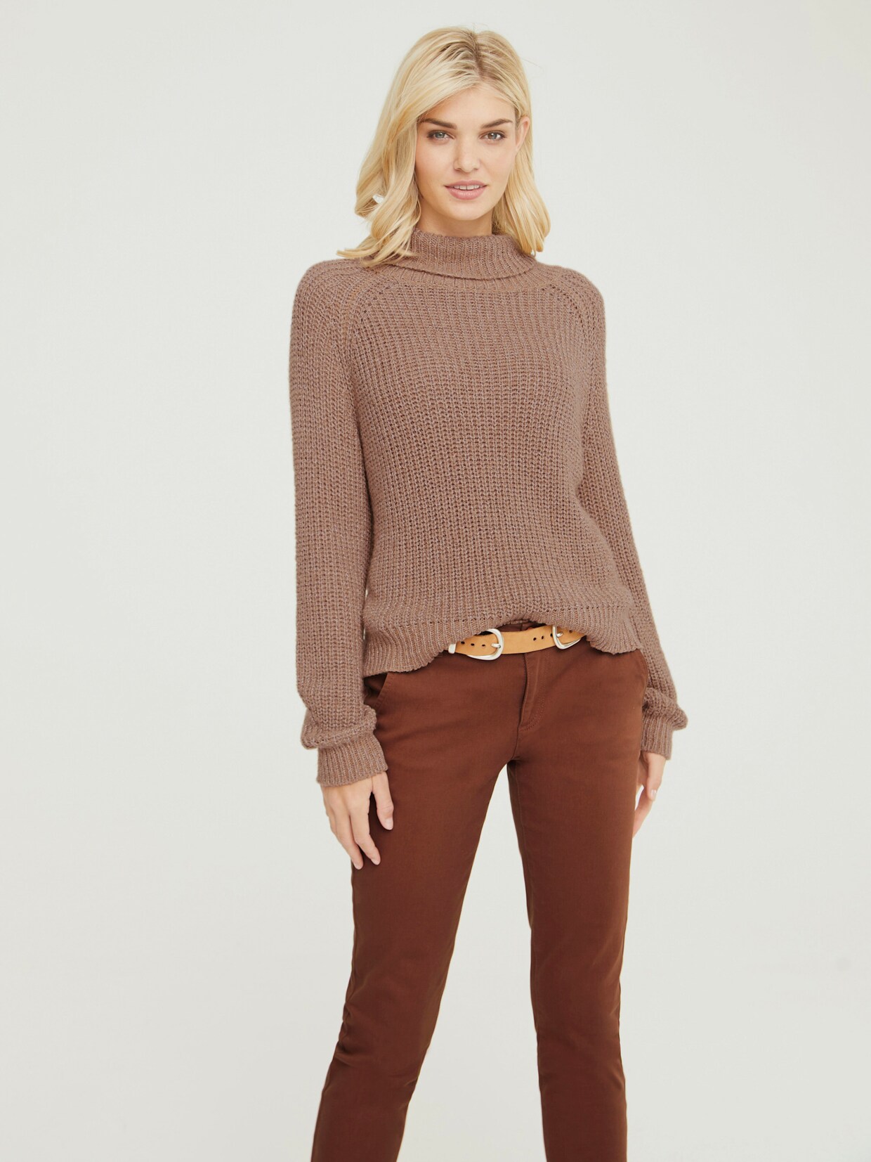 heine Pullover - hellbraun