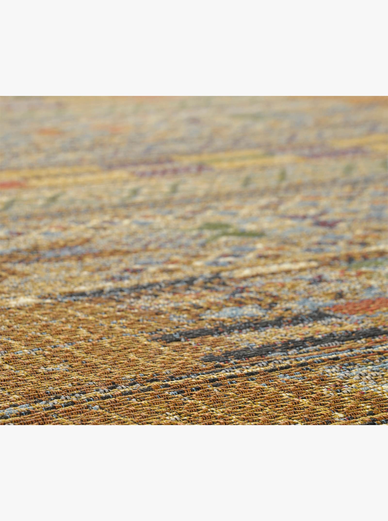 Theko Teppich - gelb