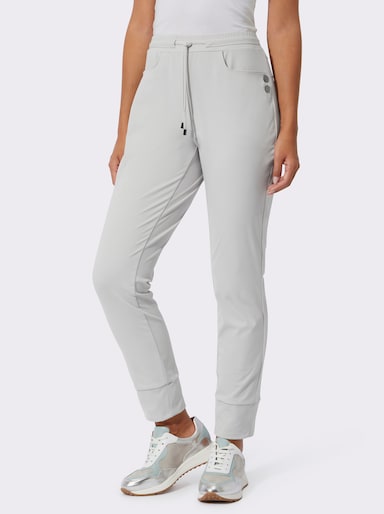Jogg Pants in geschmeidiger Qualität - hellgrau