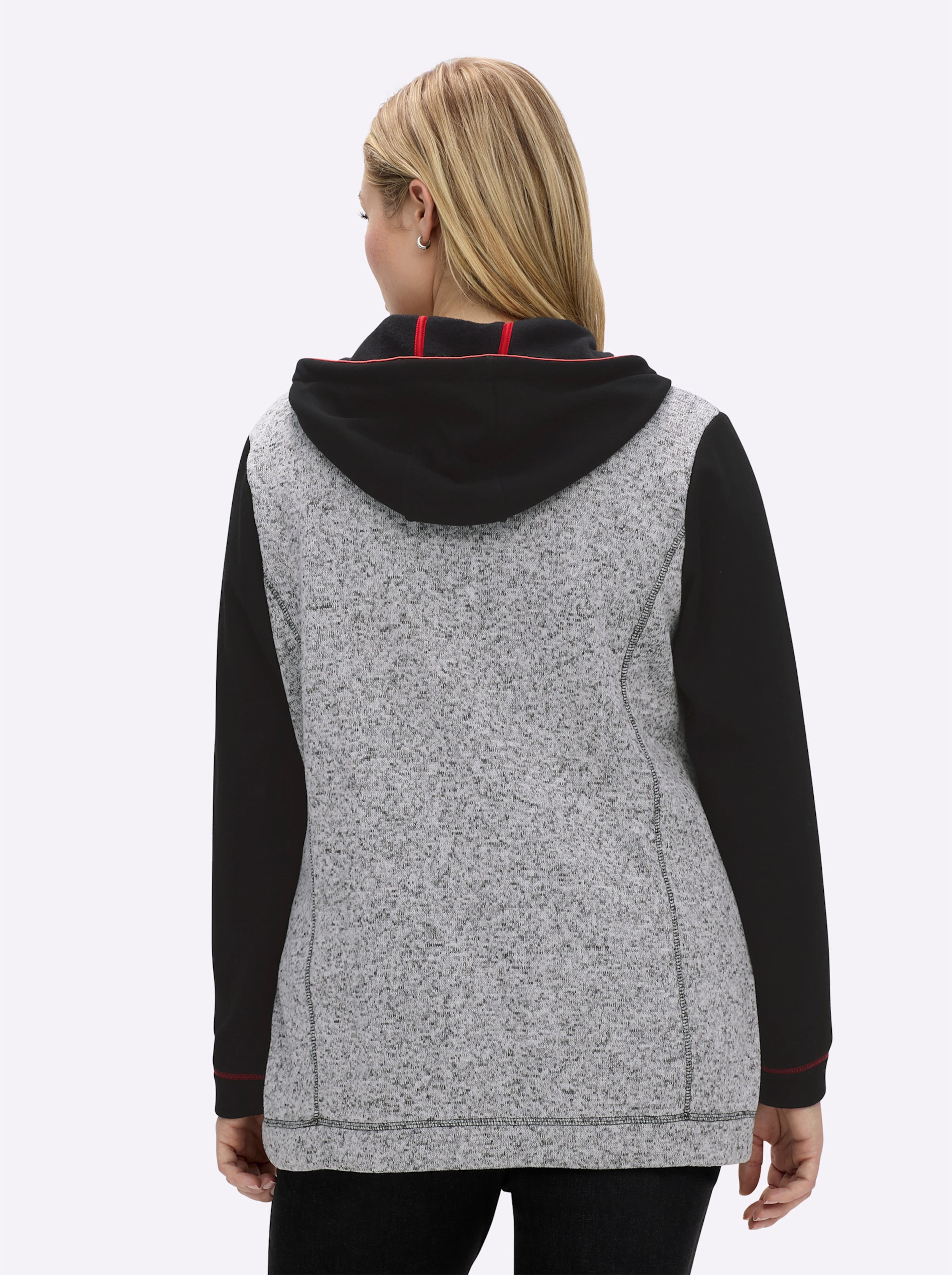 Kapuzenfleecejacke