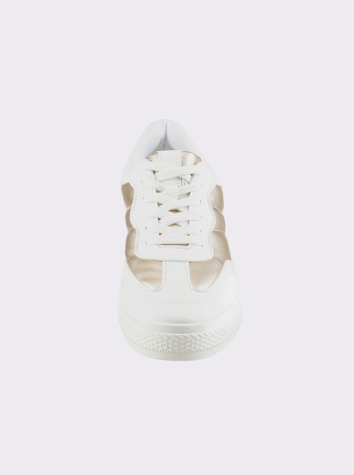 heine Sneaker - wit/bronskleurig