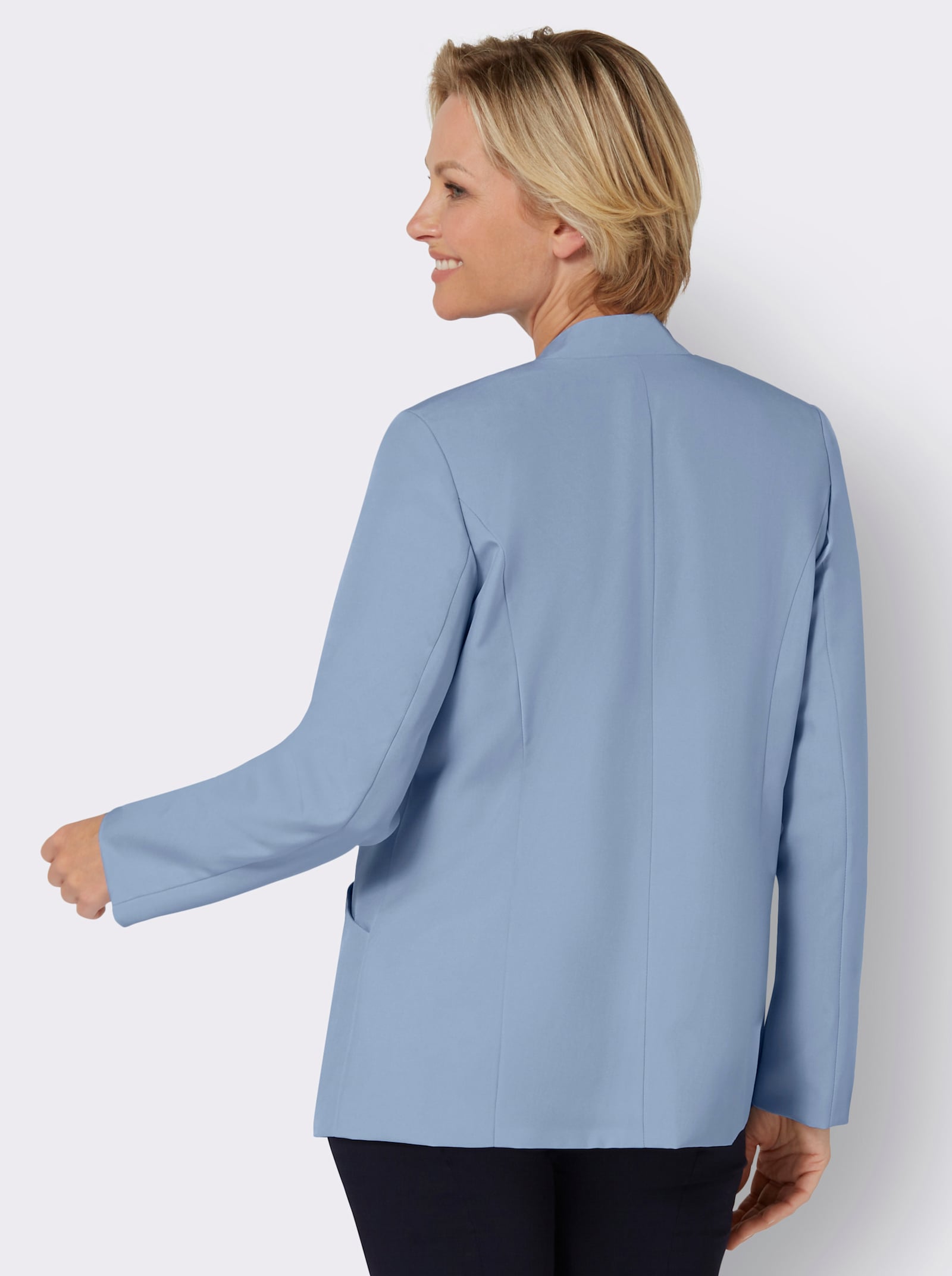 Blazer in weicher Qualität - bleu