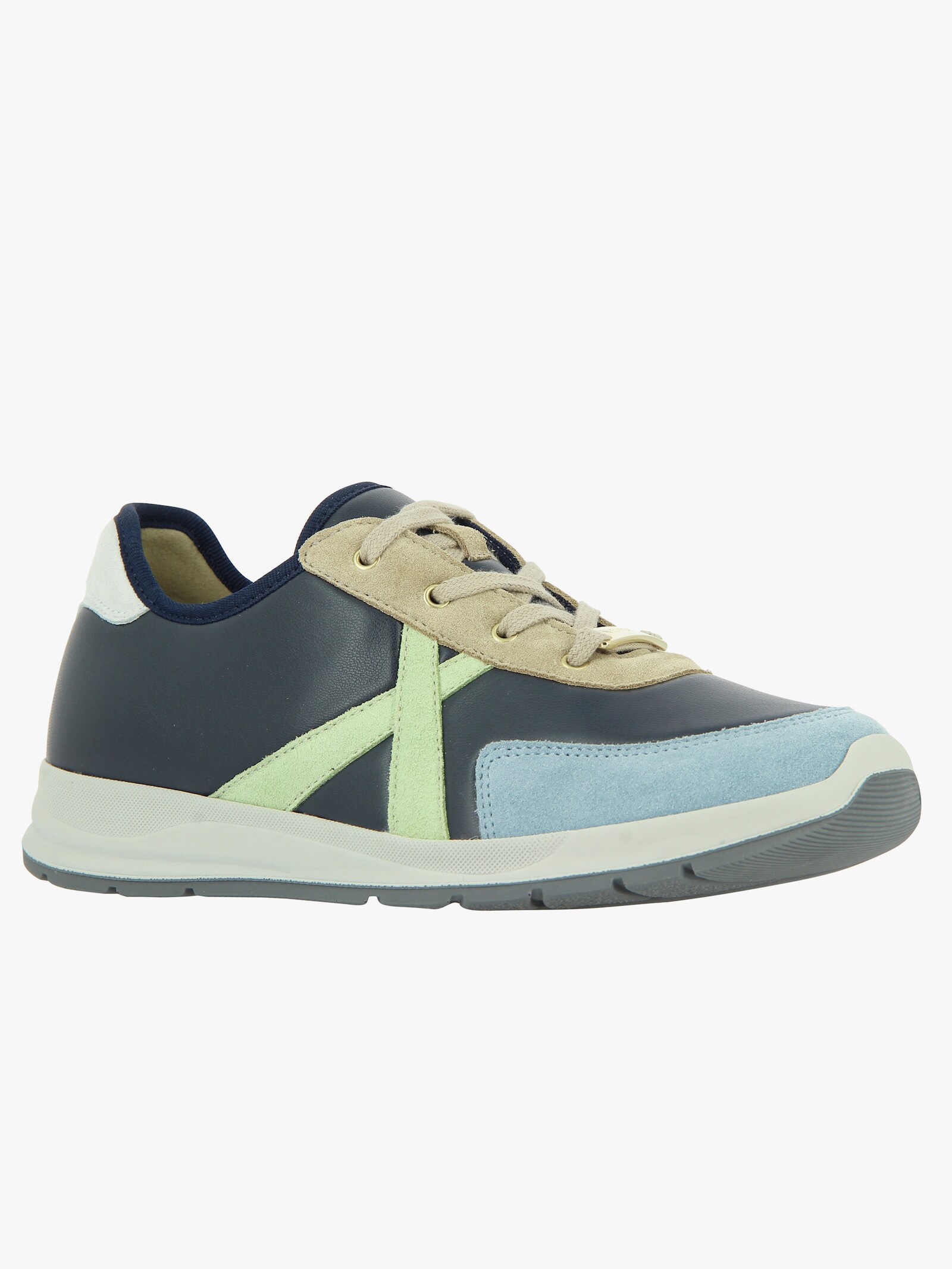 Varomed Sneaker mit Memory-Wechselfußbett, Weite K - dunkelblau-bunt