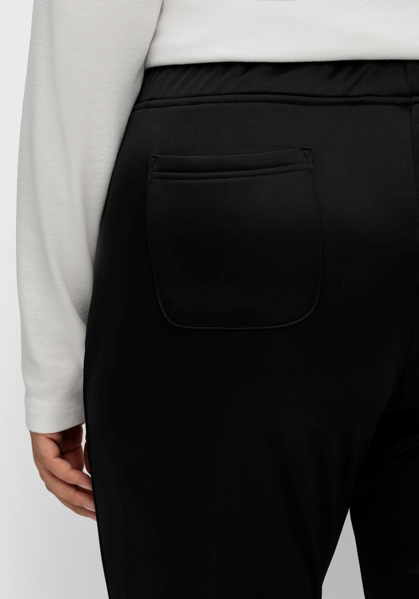 Schlupfhose mit wärmender Fleece-Innenseite - schwarz