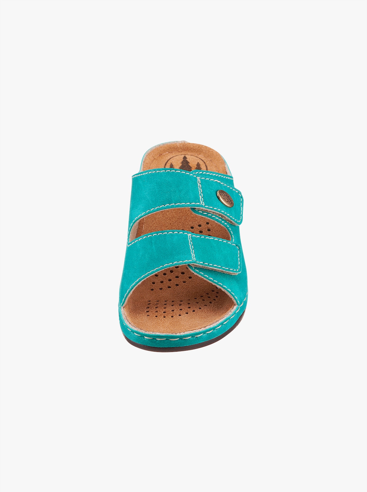 Franken Schuhe slippers - turquoise