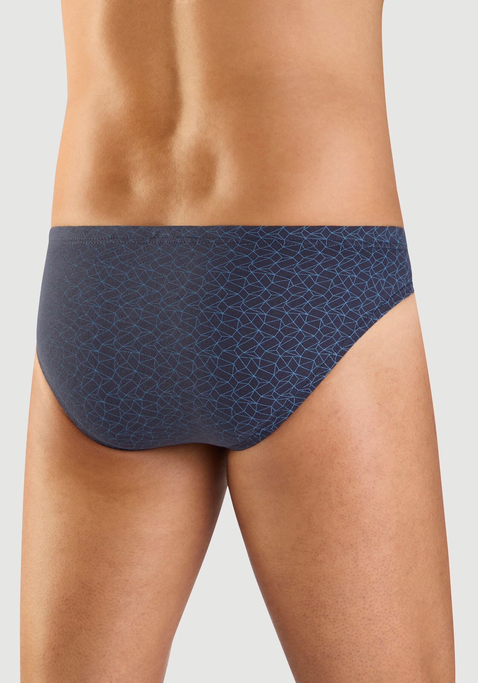 H.I.S Slip - blau/navy/hellblau/navy-blau-gestreift/navy-blau-bedruckt