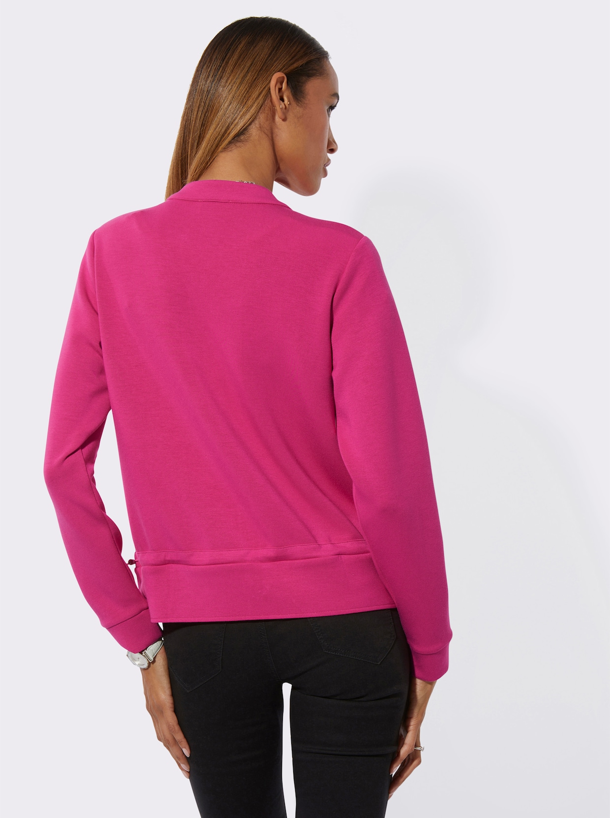 Shirtjacke mit Modal (TENCEL) - fuchsia