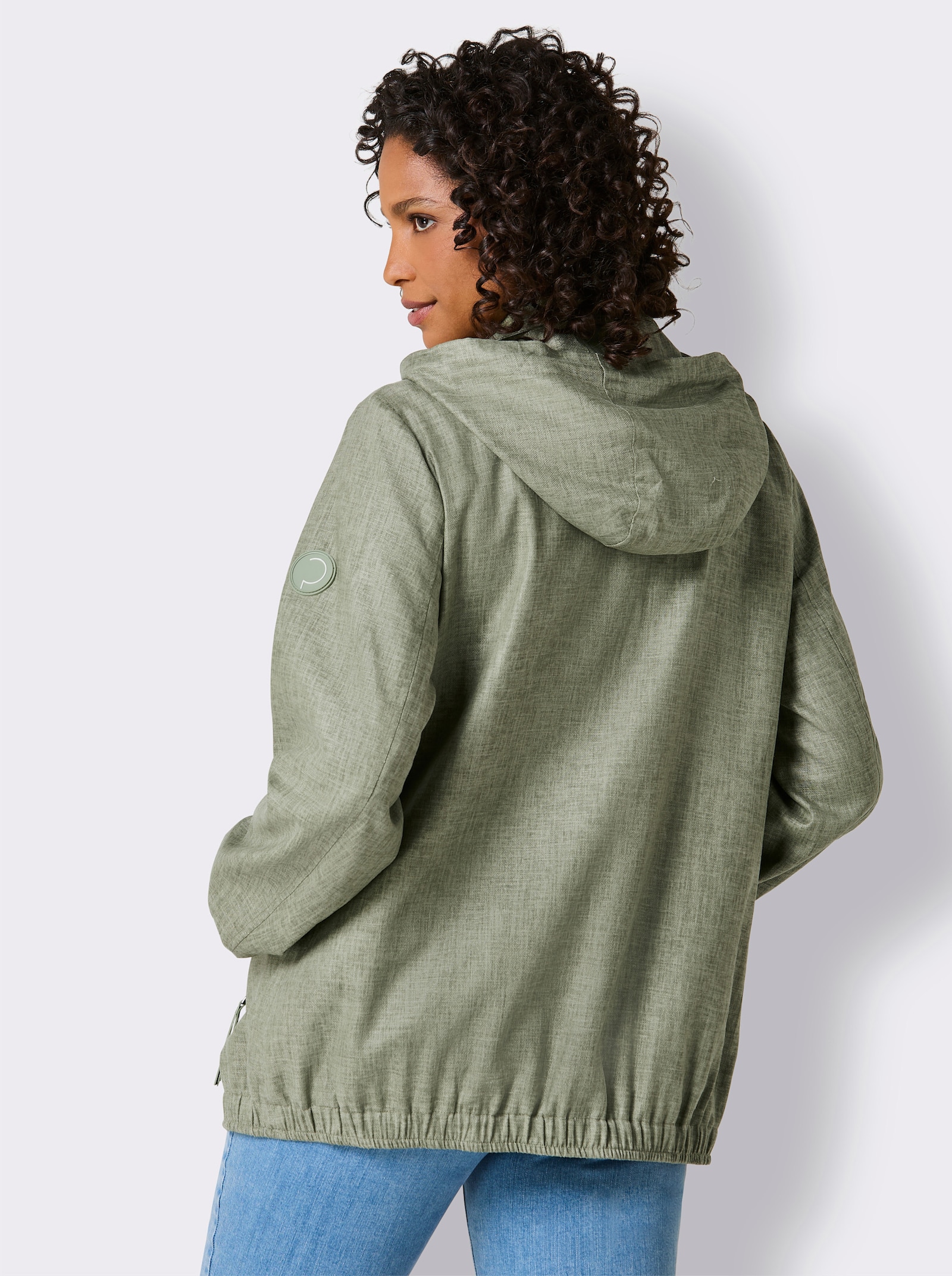 CREATION L PREMIUM Jacke - khaki-meliert