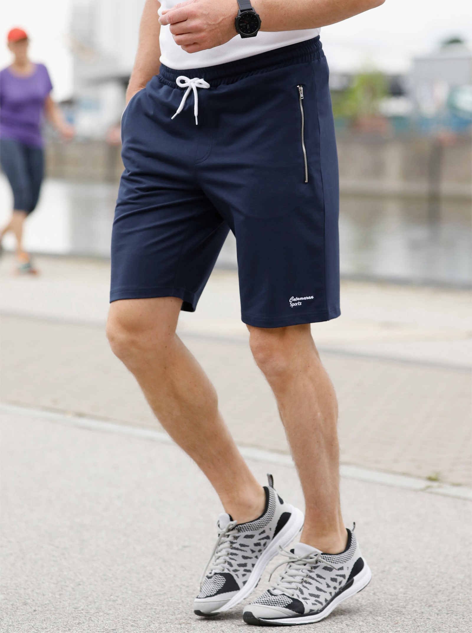 Catamaran Sports Freizeithose mit Reissverschluss-Taschen - marine