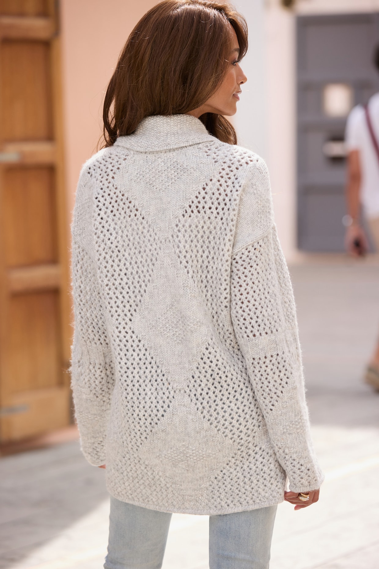 LASCANA Cardigan - grau meliert