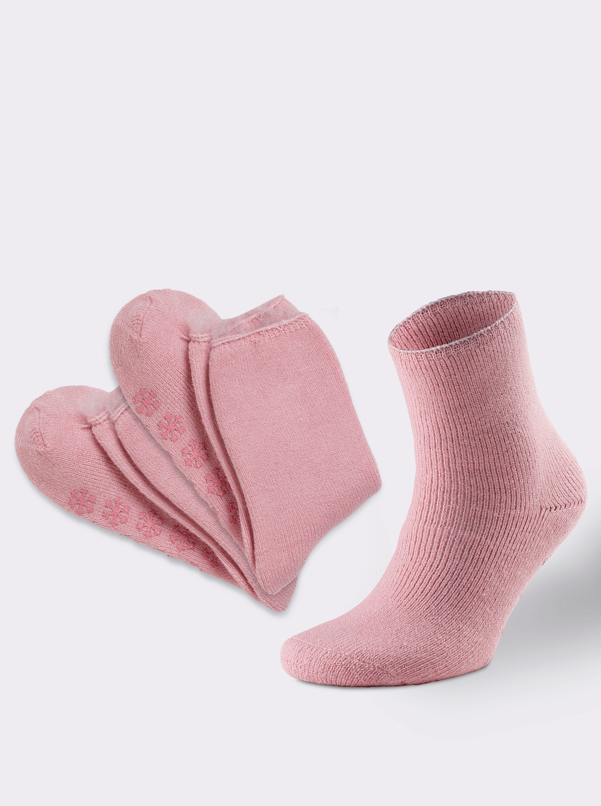 wäschepur Dámské ponožky - starorůžová