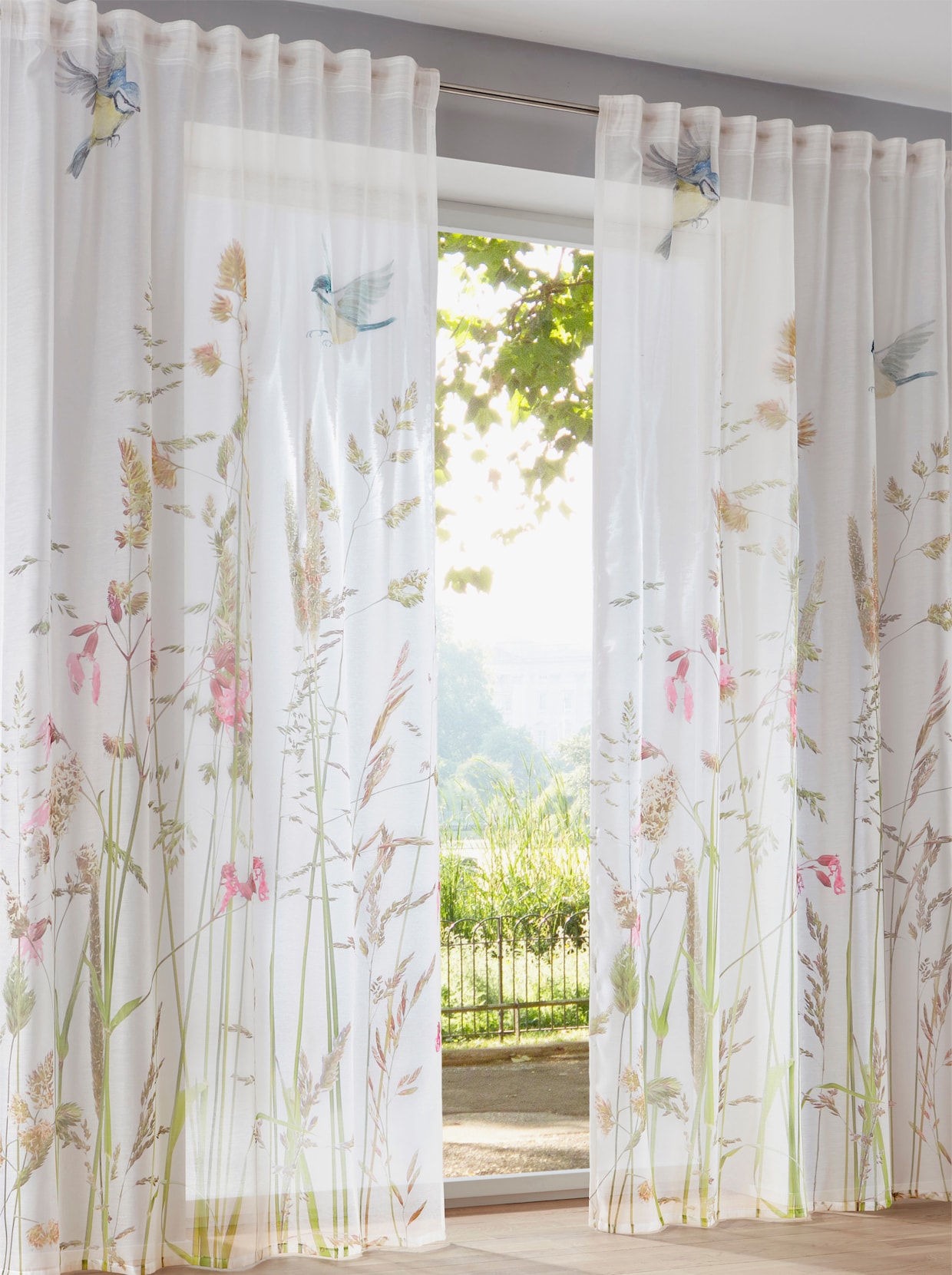 heine home Rideau - blanc imprimé