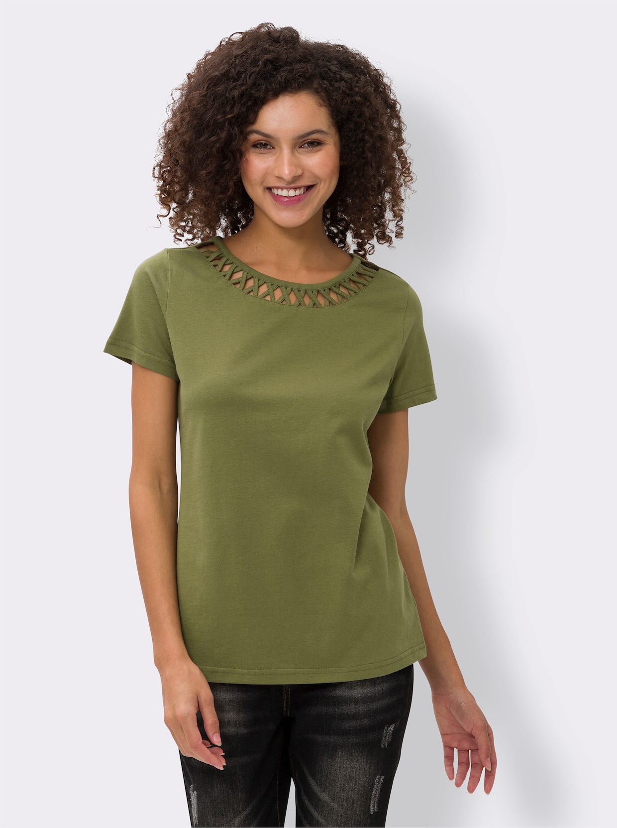 heine T-shirt - vert olive