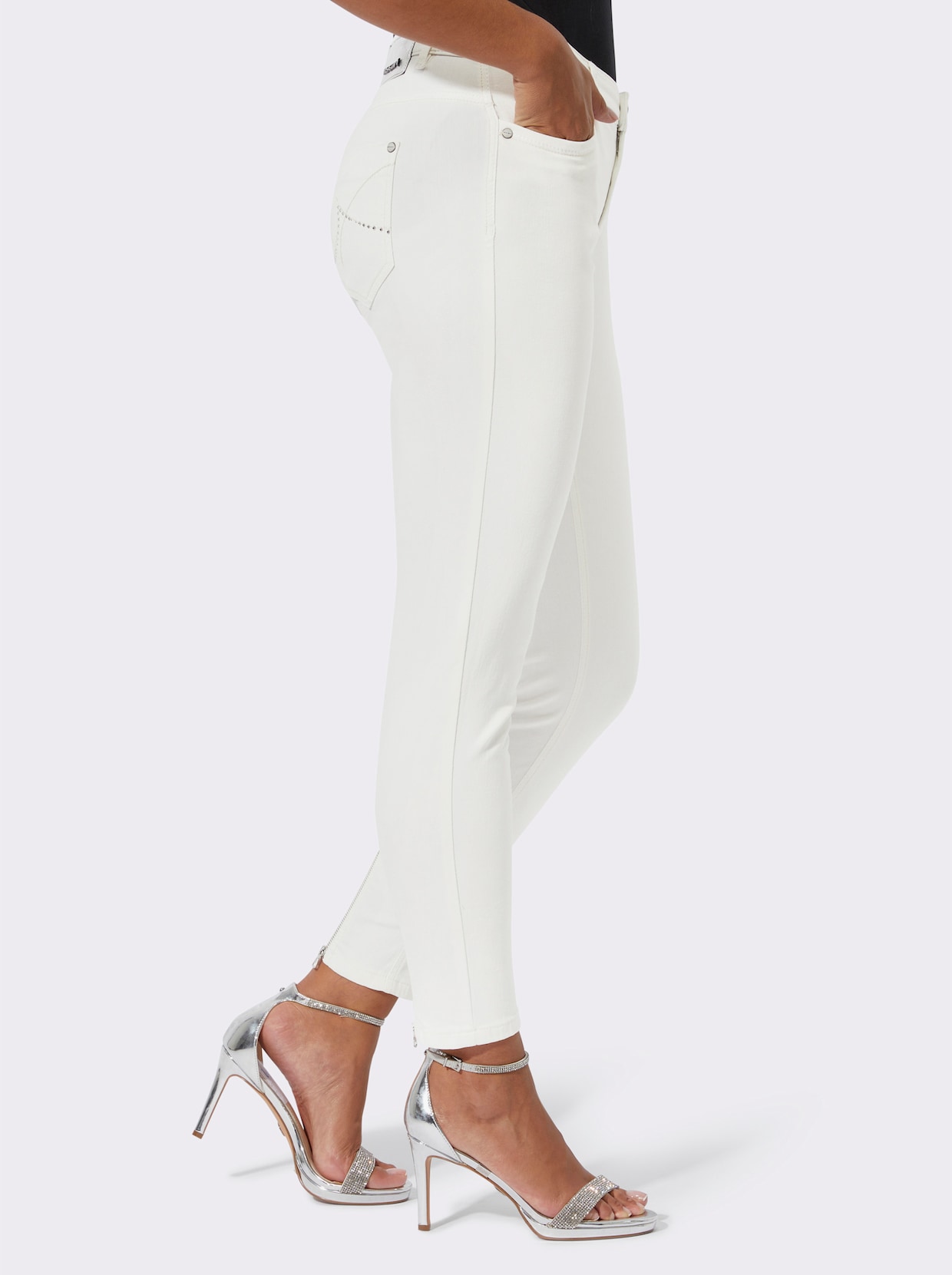 7/8-Jeans - ecru