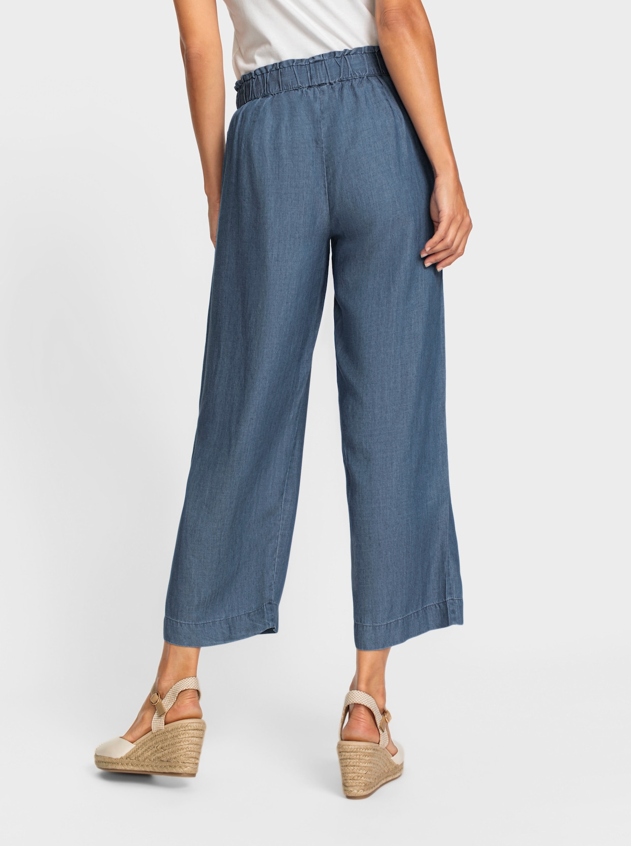 Culotte - jeansblauw