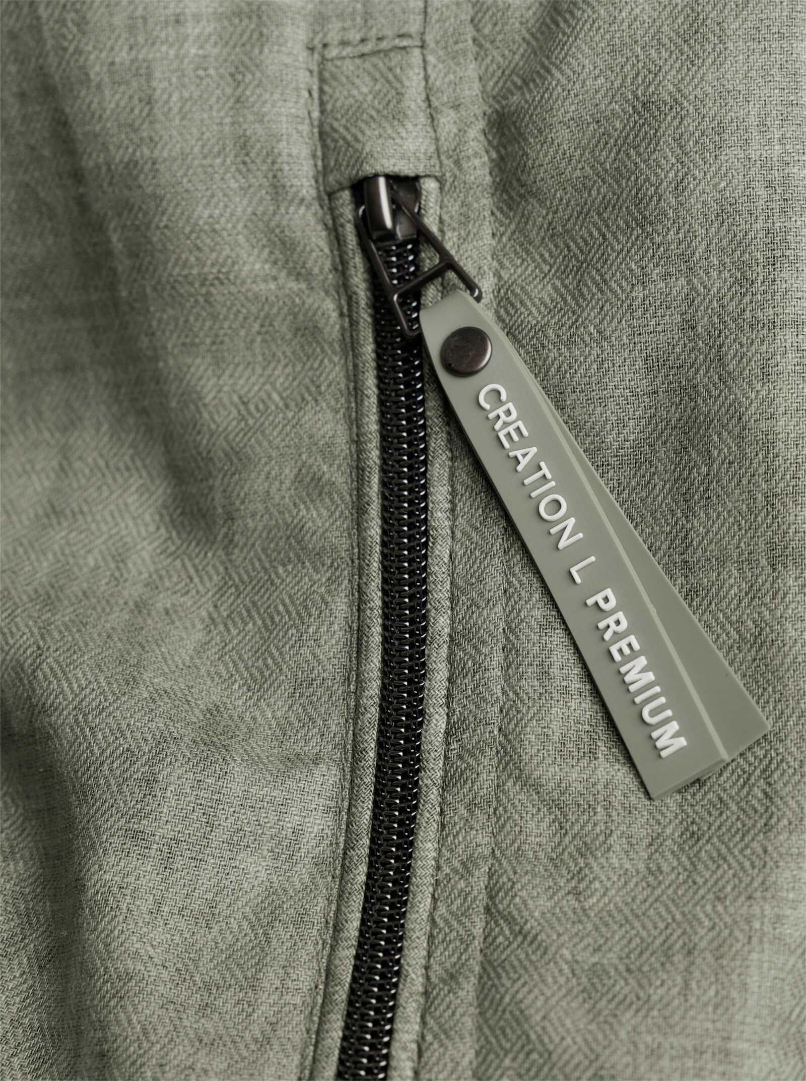 CREATION L PREMIUM Jacke - khaki-meliert