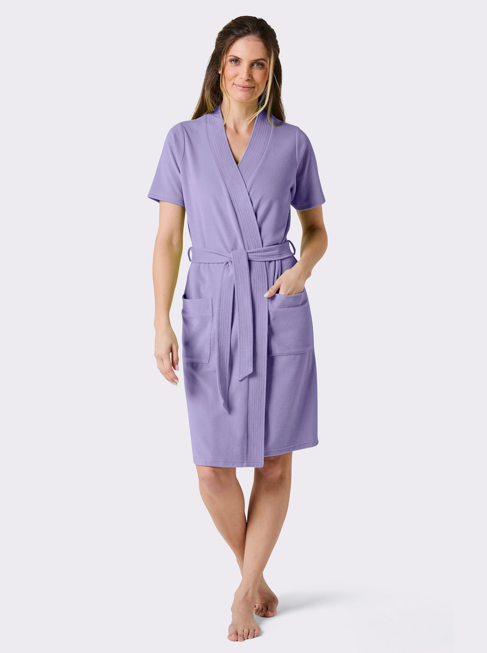feel good Bademantel - lavendel